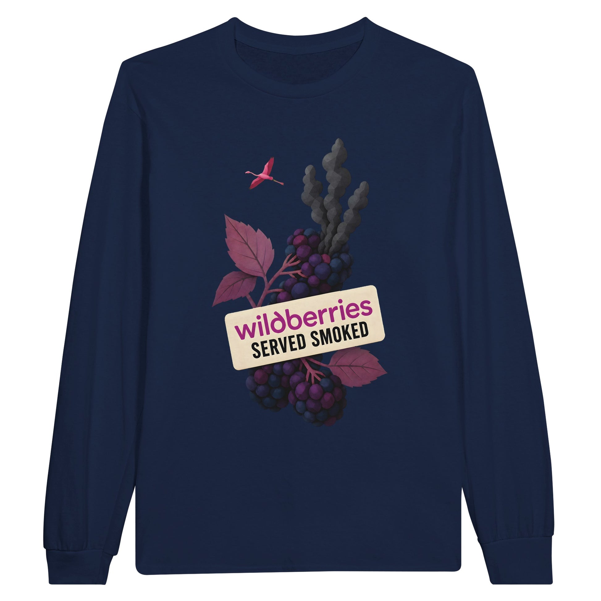 Wildberries, Served Smoked Long-Sleeve T-shirt — product view 11