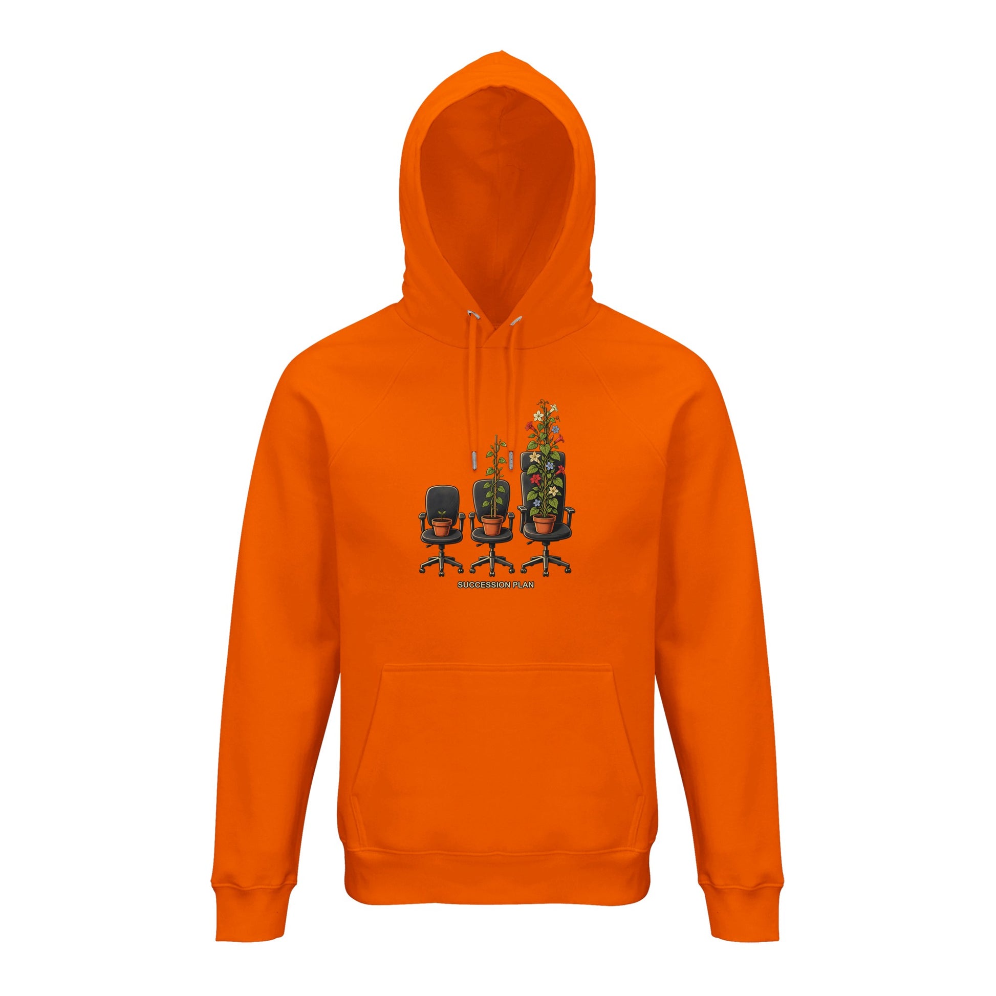 Succession Plan Office Chair Garden Graphic Hoodie — product view 2