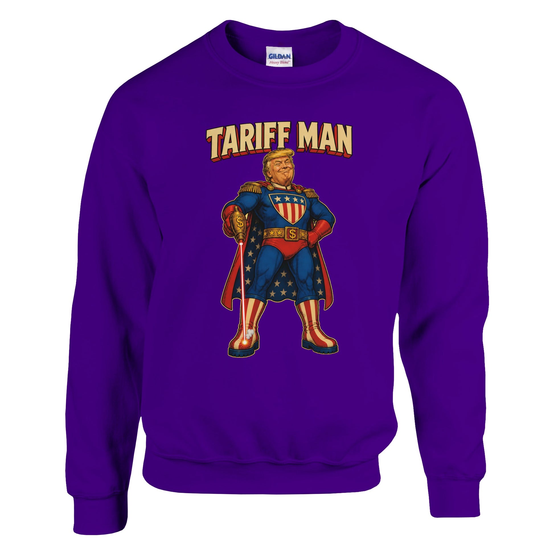 Tariff Man – Self-Shot Satire Sweatshirt — product view 6