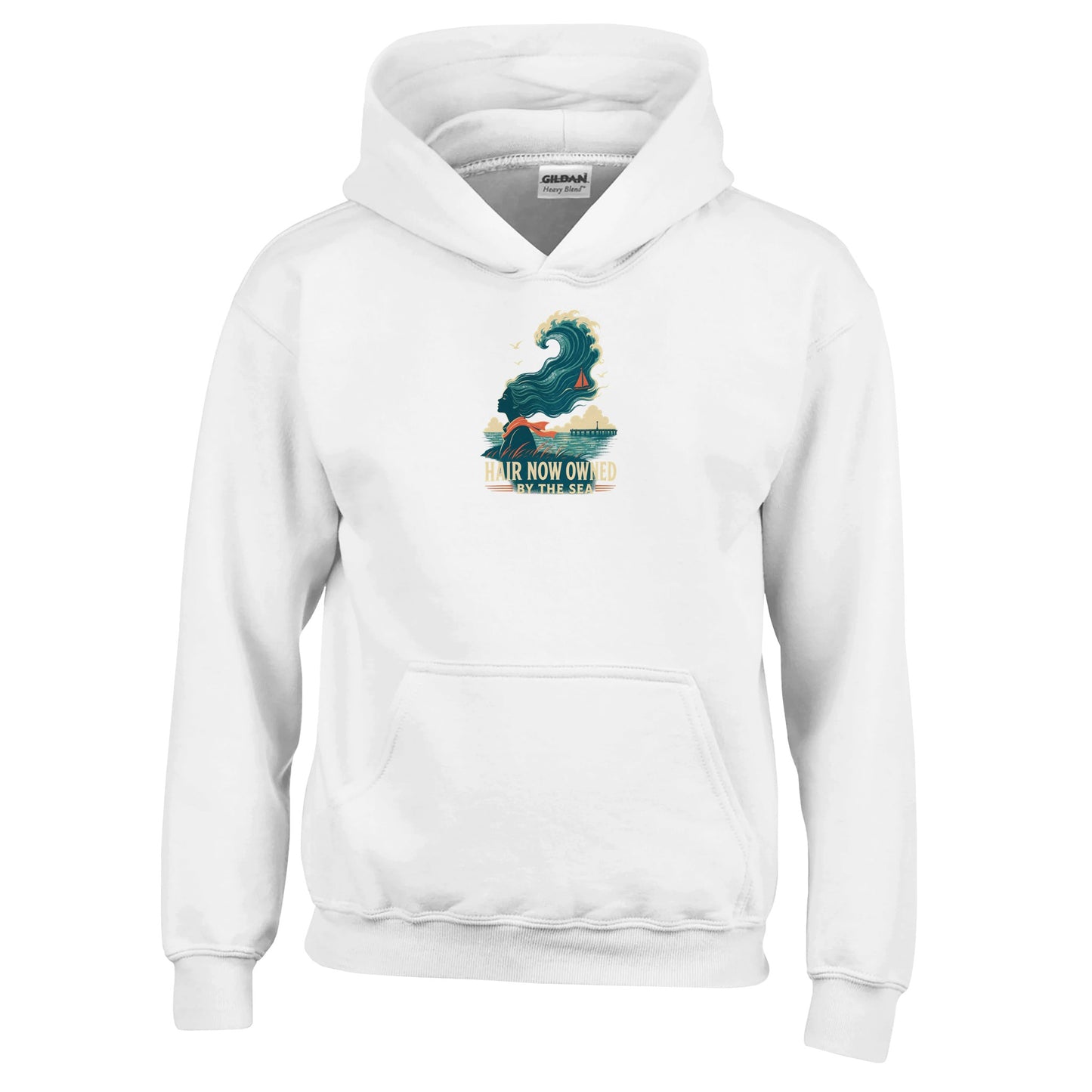 Hair Now Owned by the Sea Kids' Hoodie — product view 1