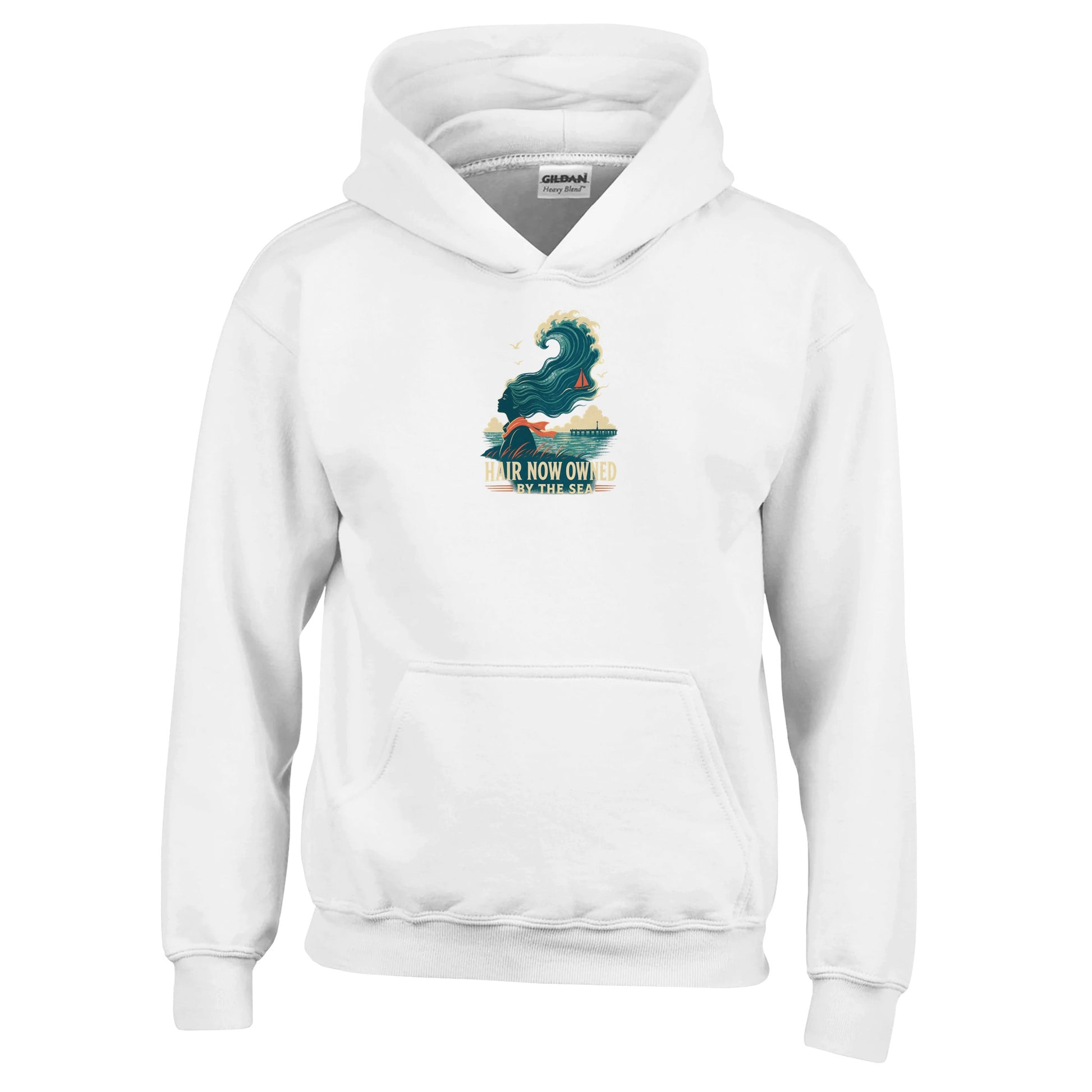 Hair Now Owned by the Sea Kids' Hoodie — product view 1