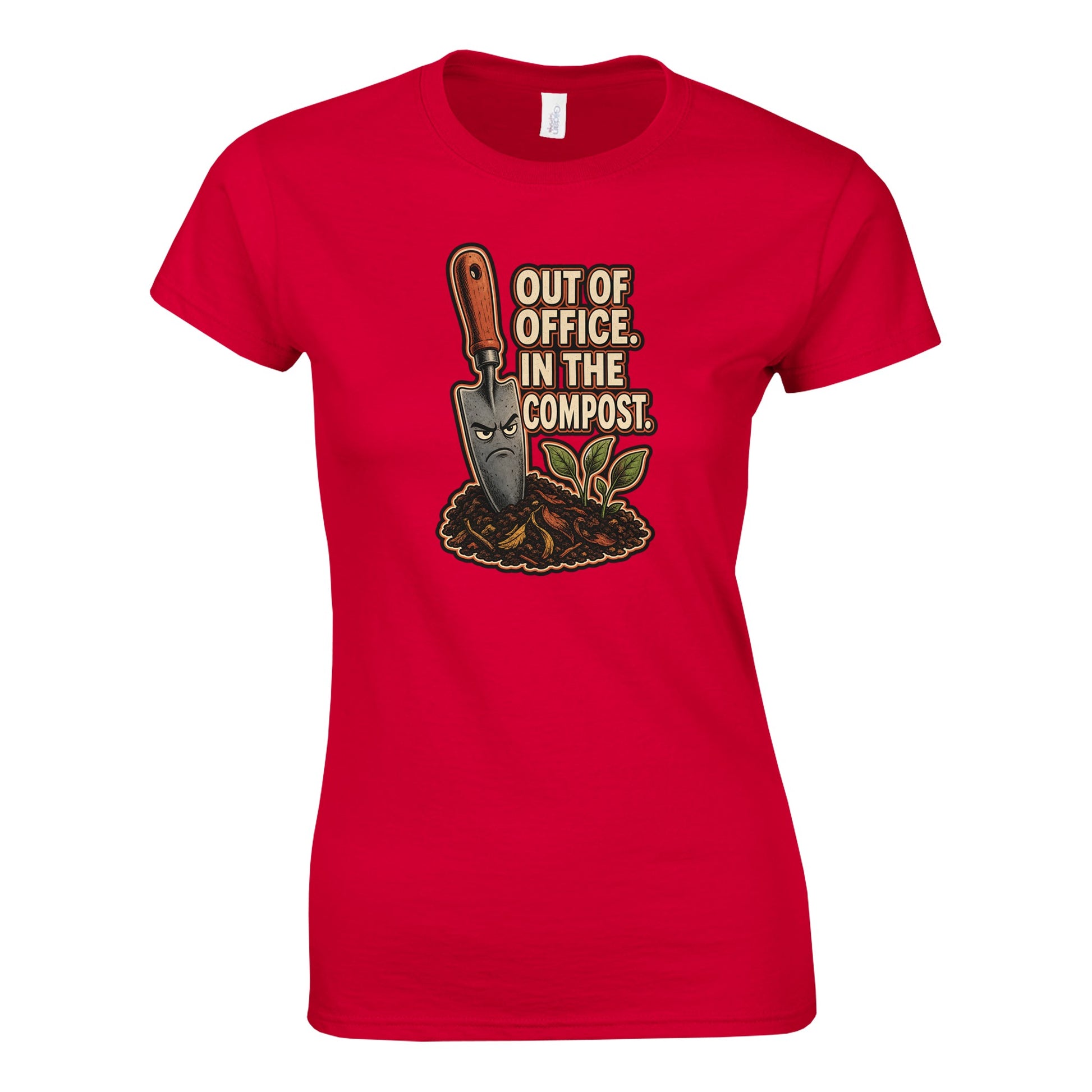 Out of Office, In the Compost Women's T-shirt — product view 8