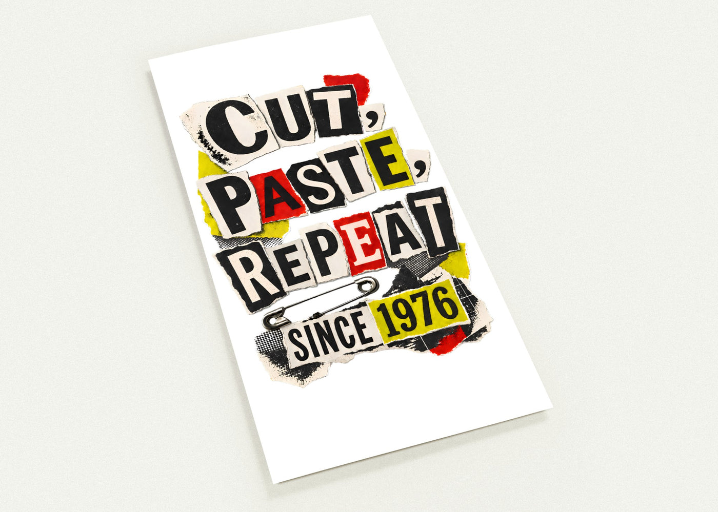 Cut, Paste, Repeat Since 1976 Postcard Pack