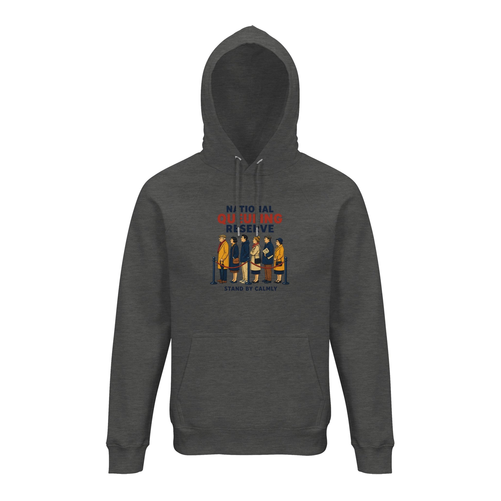 National Queueing Reserve – British Queue Graphic Hoodie — product view 5