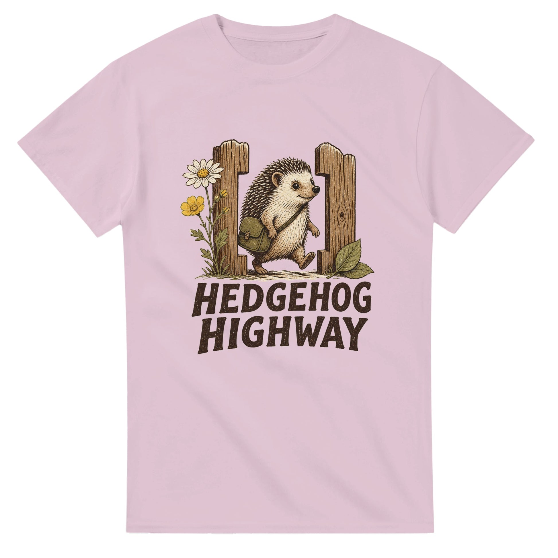 Hedgehog Highway Garden Graphic T-shirt — product view 4