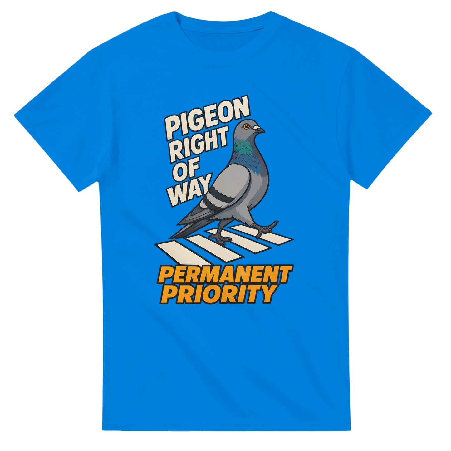 Pigeon Right of Way T-shirt — product view 2