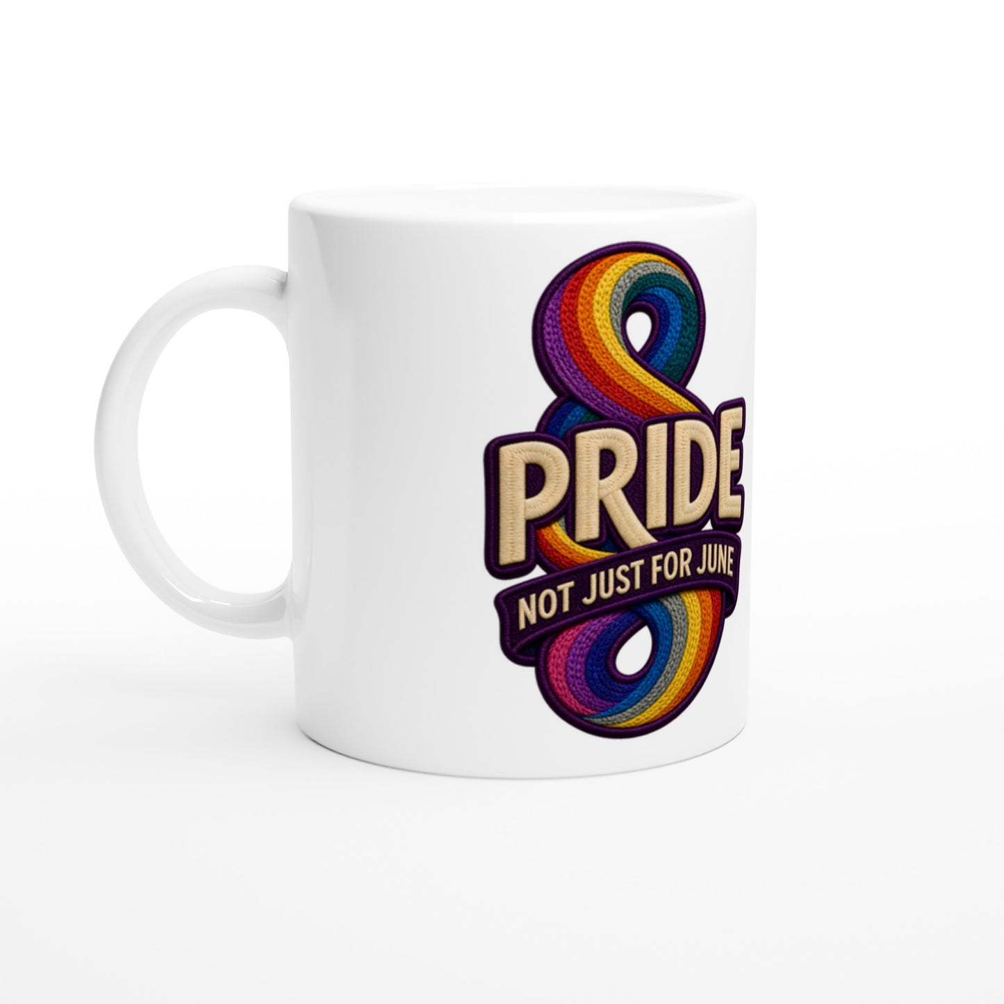 Pride: Not Just for June Mug — product view 1