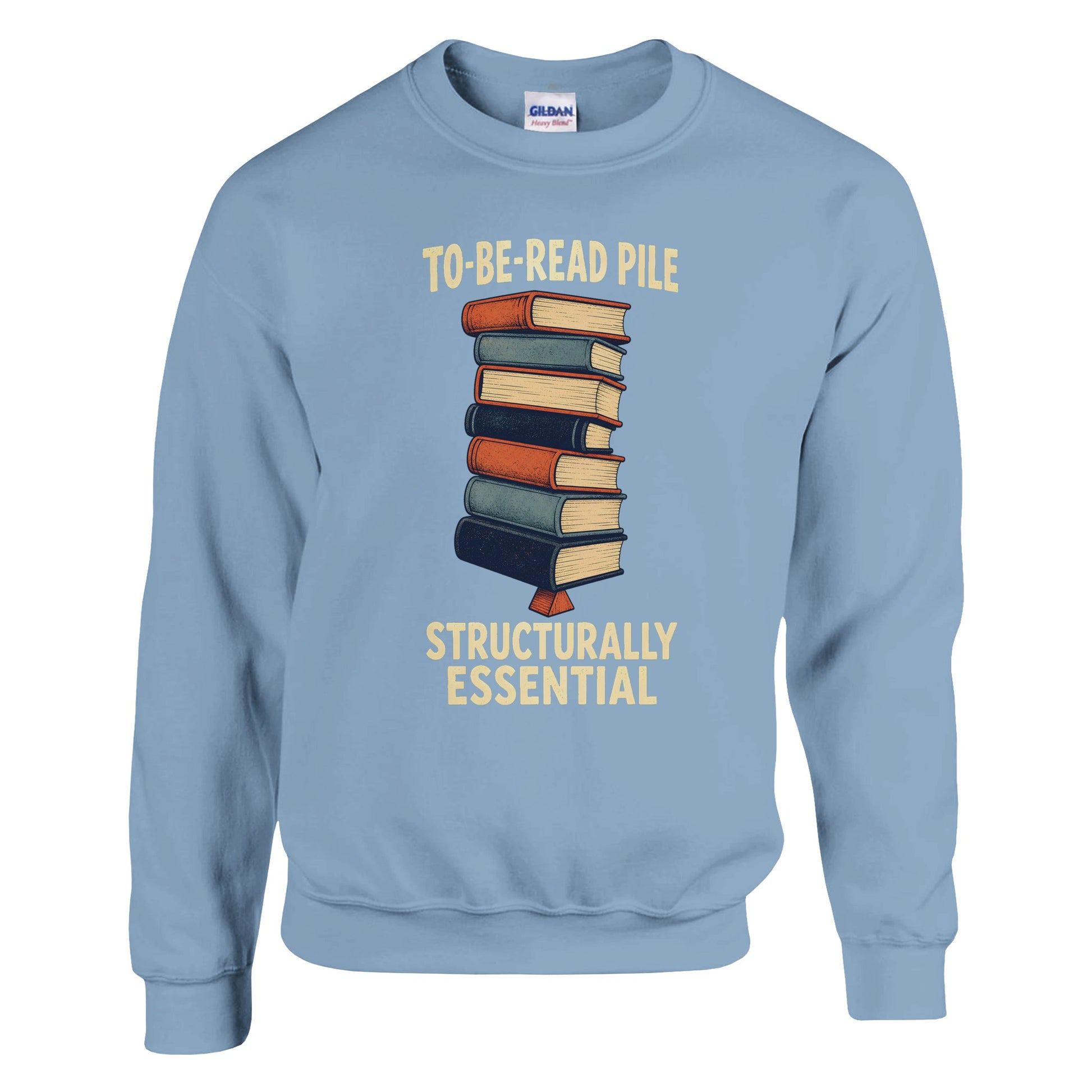 To-Be-Read Pile: Structurally Essential Book Graphic Sweatshirt — product view 10