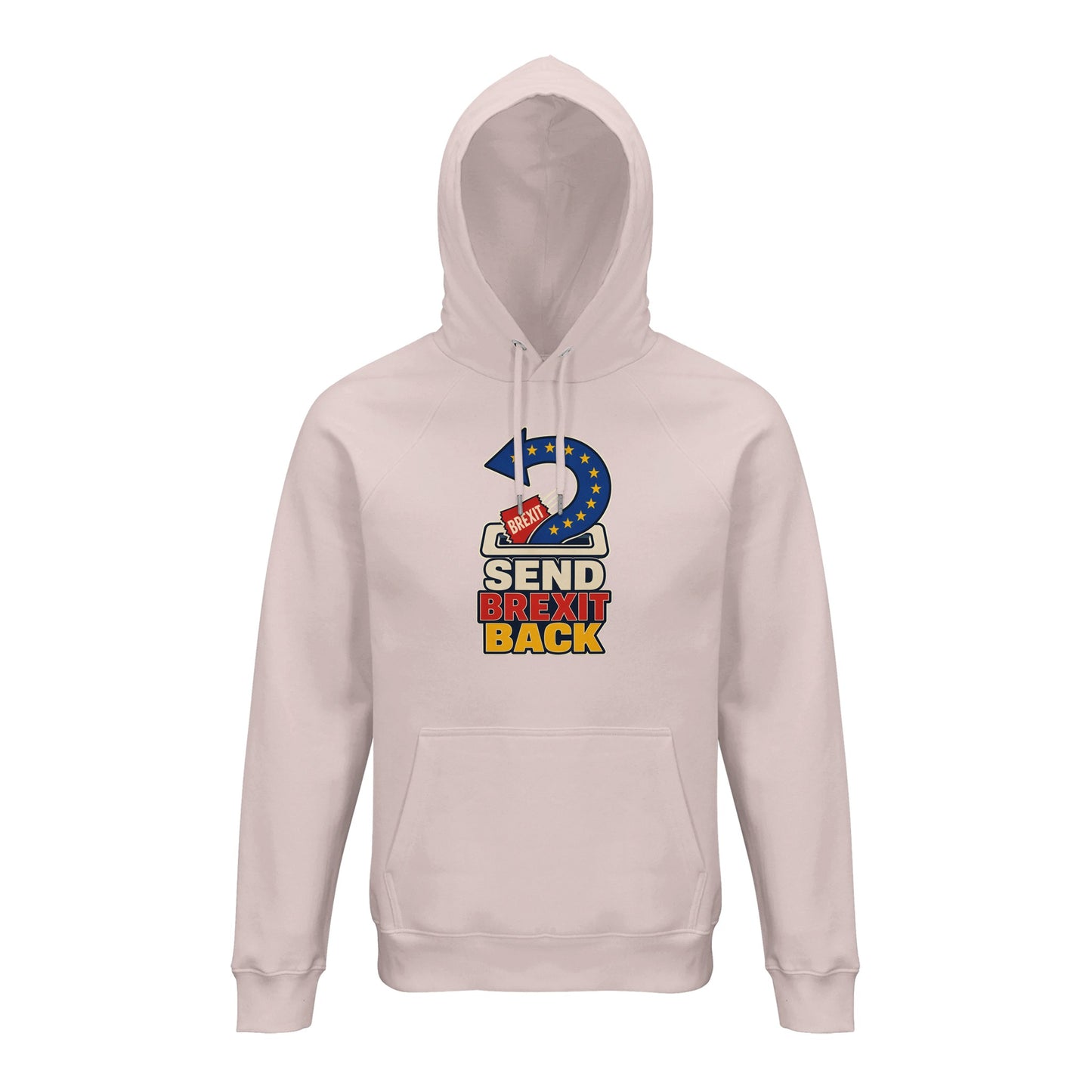 Send Brexit Back Pro-EU Graphic Hoodie — product view 2