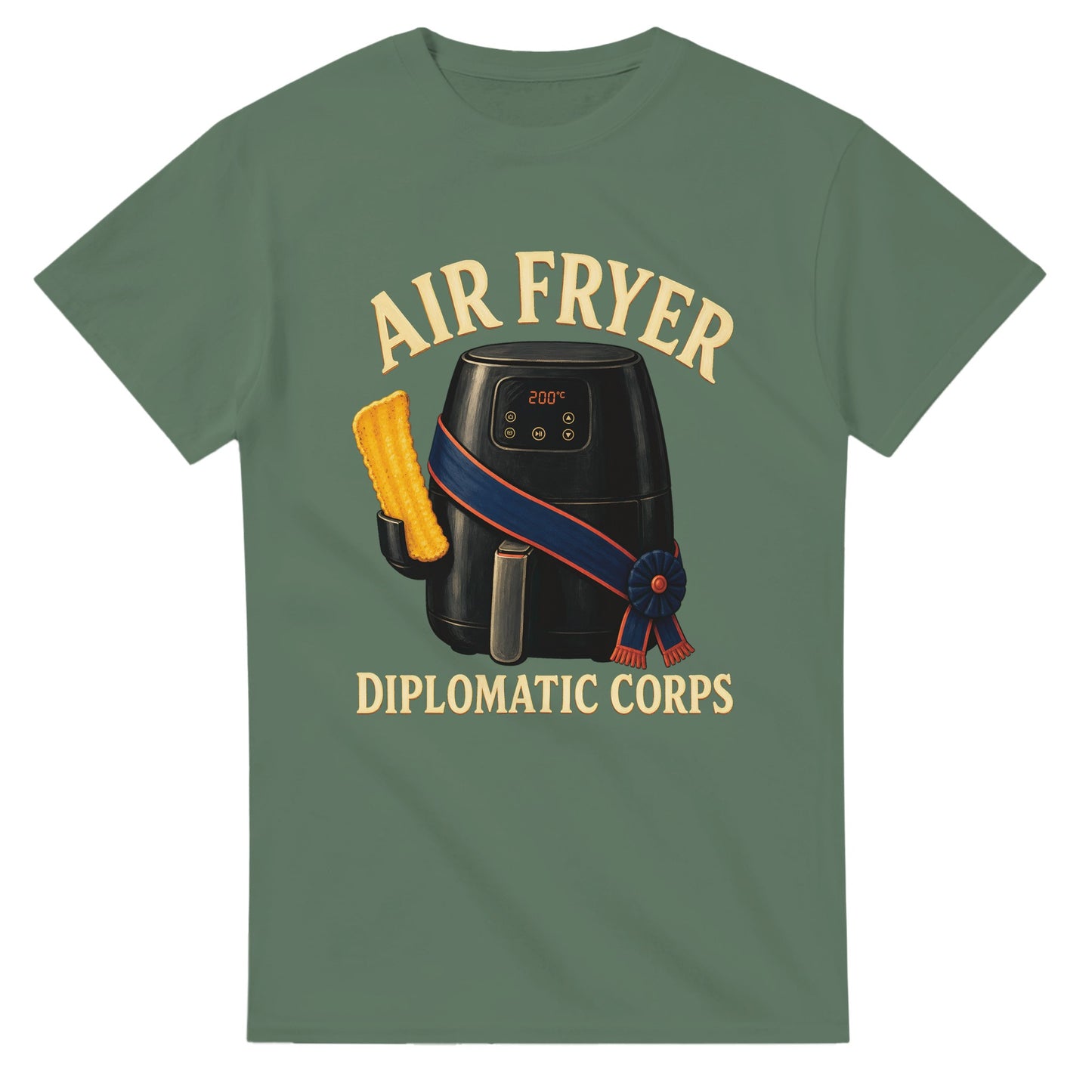 Air Fryer Diplomatic Corps T-shirt — product view 13