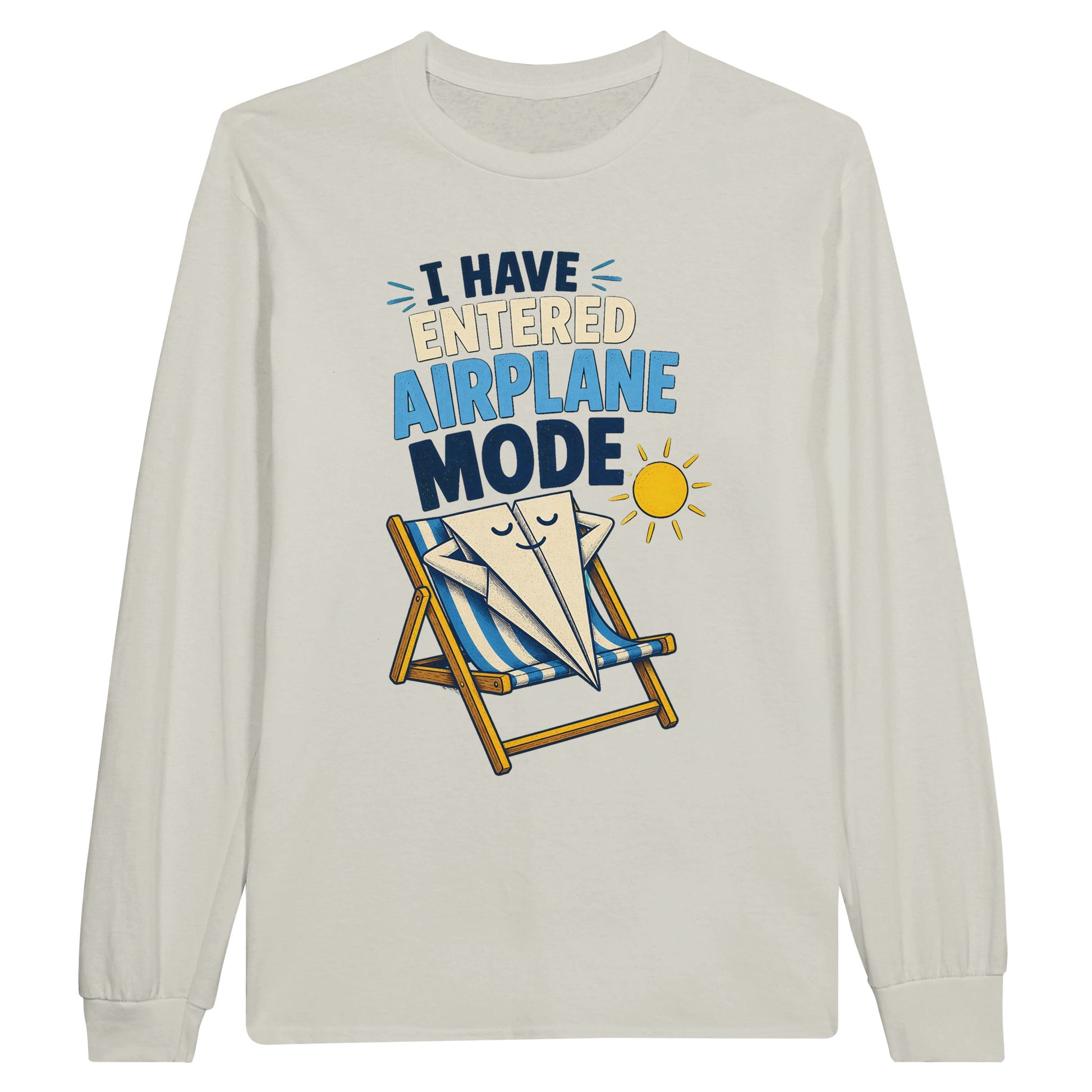 I Have Entered Airplane Mode Graphic Long-Sleeve T-shirt — product view 14