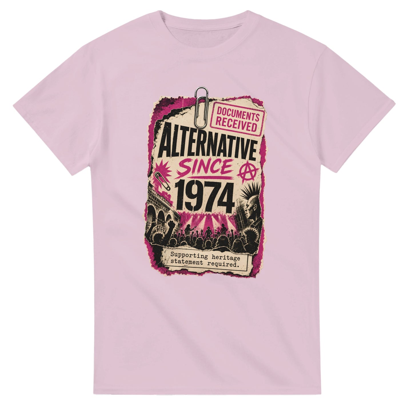 Camden Alternative Since 1974 T-shirt — Illustrated — product view 4