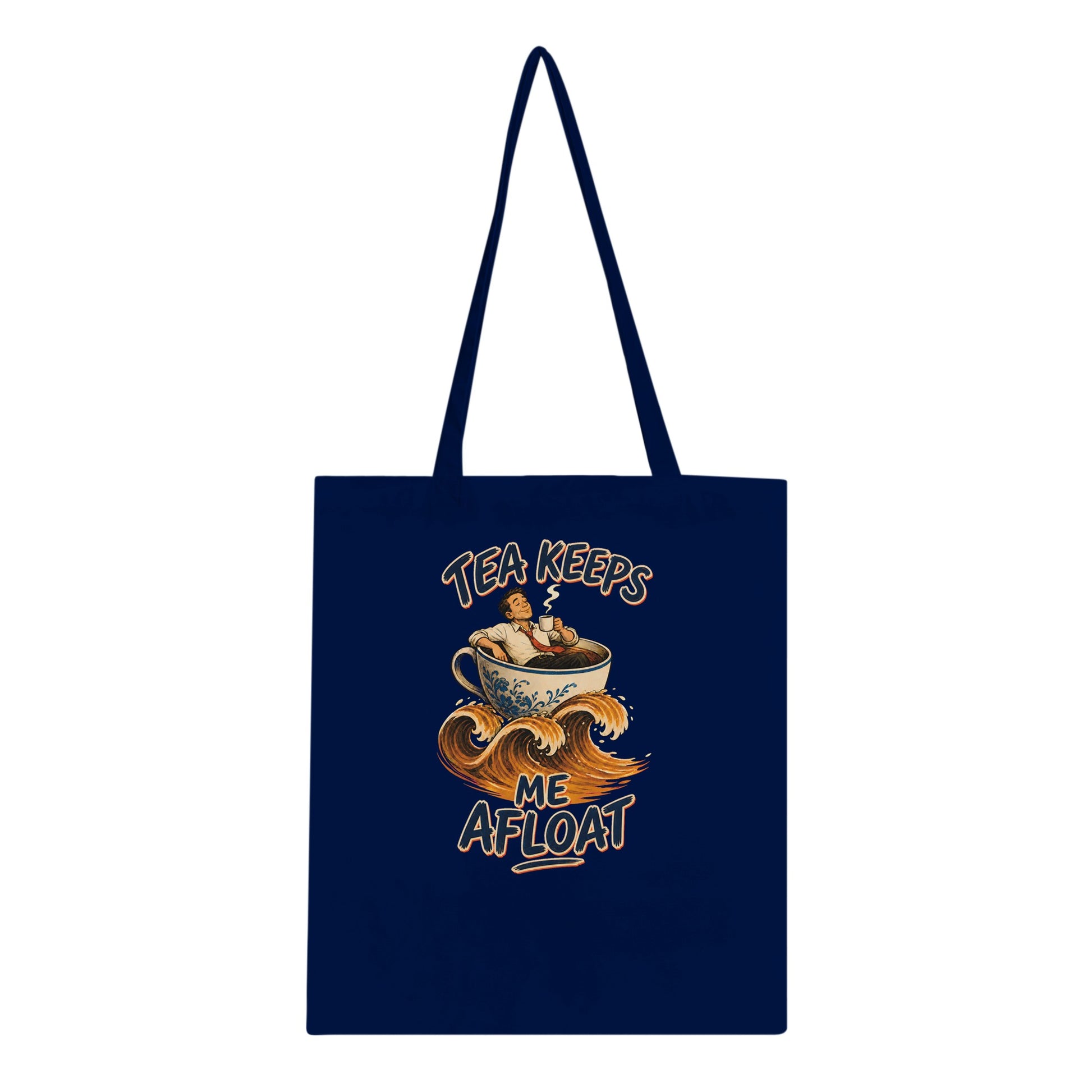 Tea Keeps Me Afloat Tote Bag — product view 3