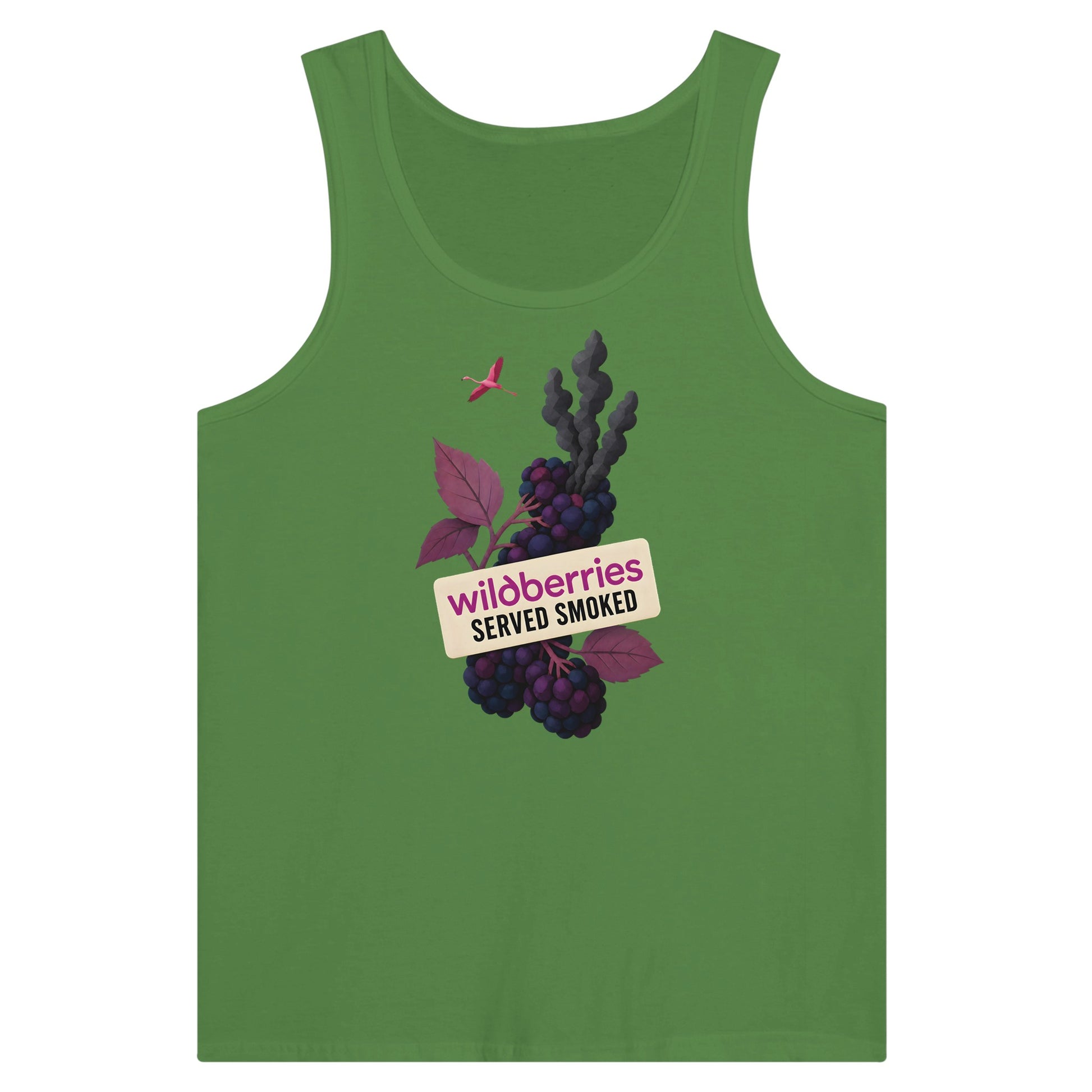 Wildberries, Served Smoked Premium Unisex Tank Top — product view 13