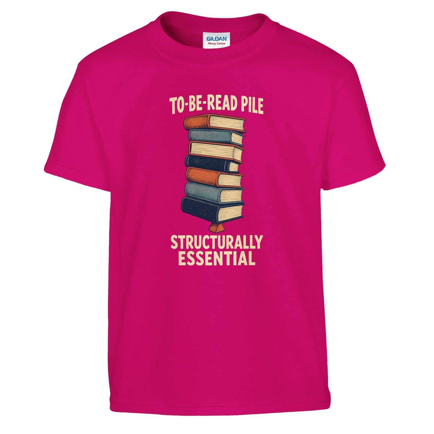 To-Be-Read Pile: Structurally Essential Book Graphic Kids' T-shirt — product view 11