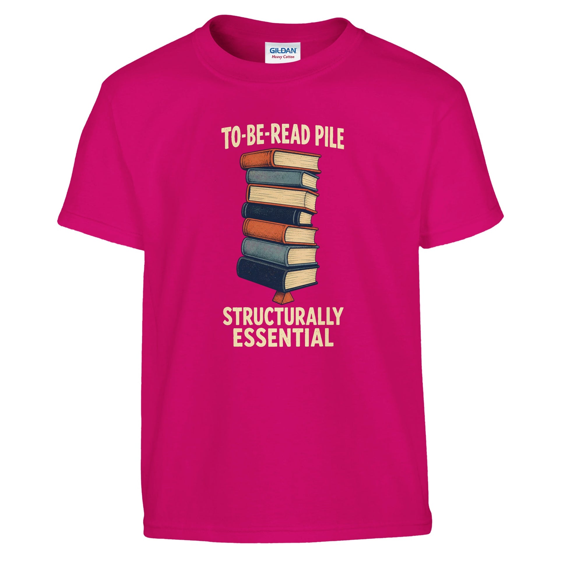 To-Be-Read Pile: Structurally Essential Book Graphic Kids' T-shirt — product view 11