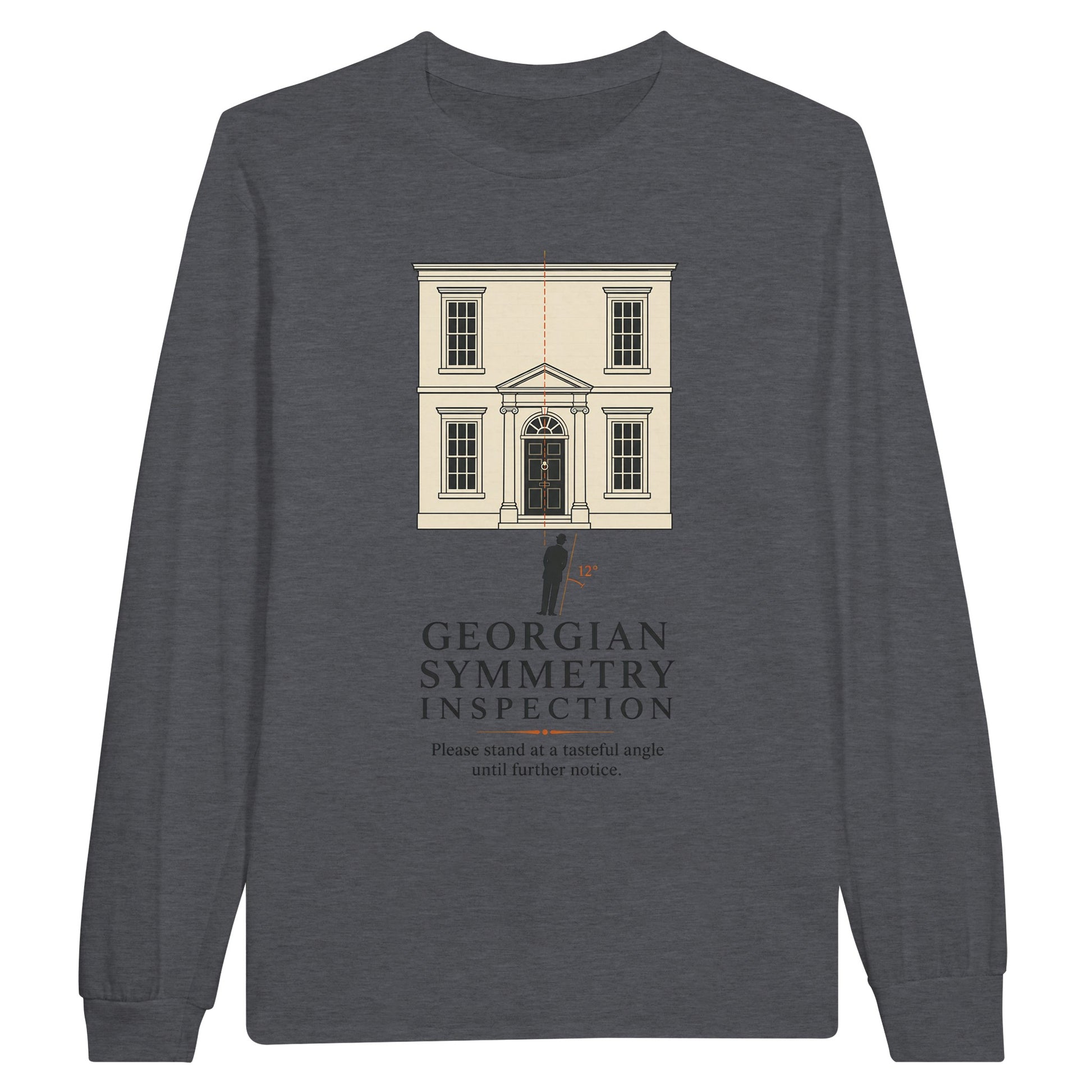 Georgian Symmetry Inspection — Bath Long-Sleeve T-shirt — product view 2