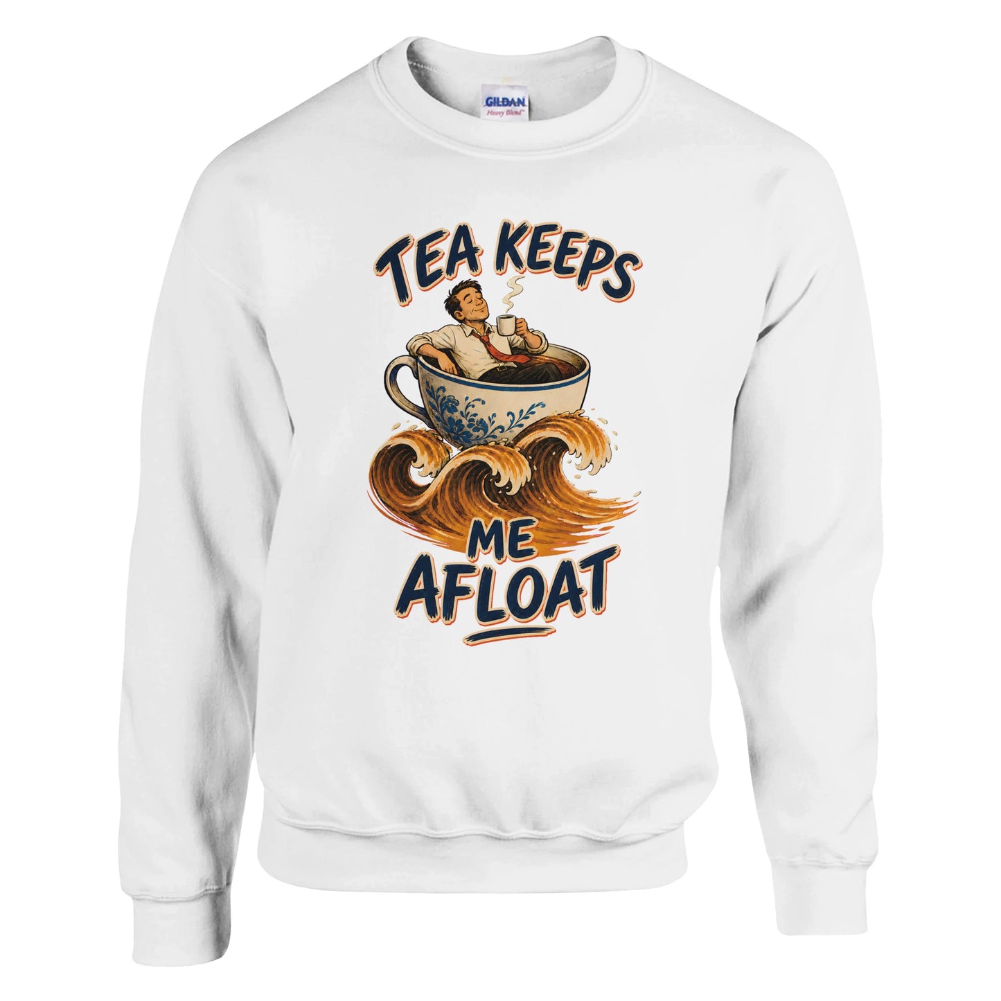 Tea Keeps Me Afloat Sweatshirt — product view 1