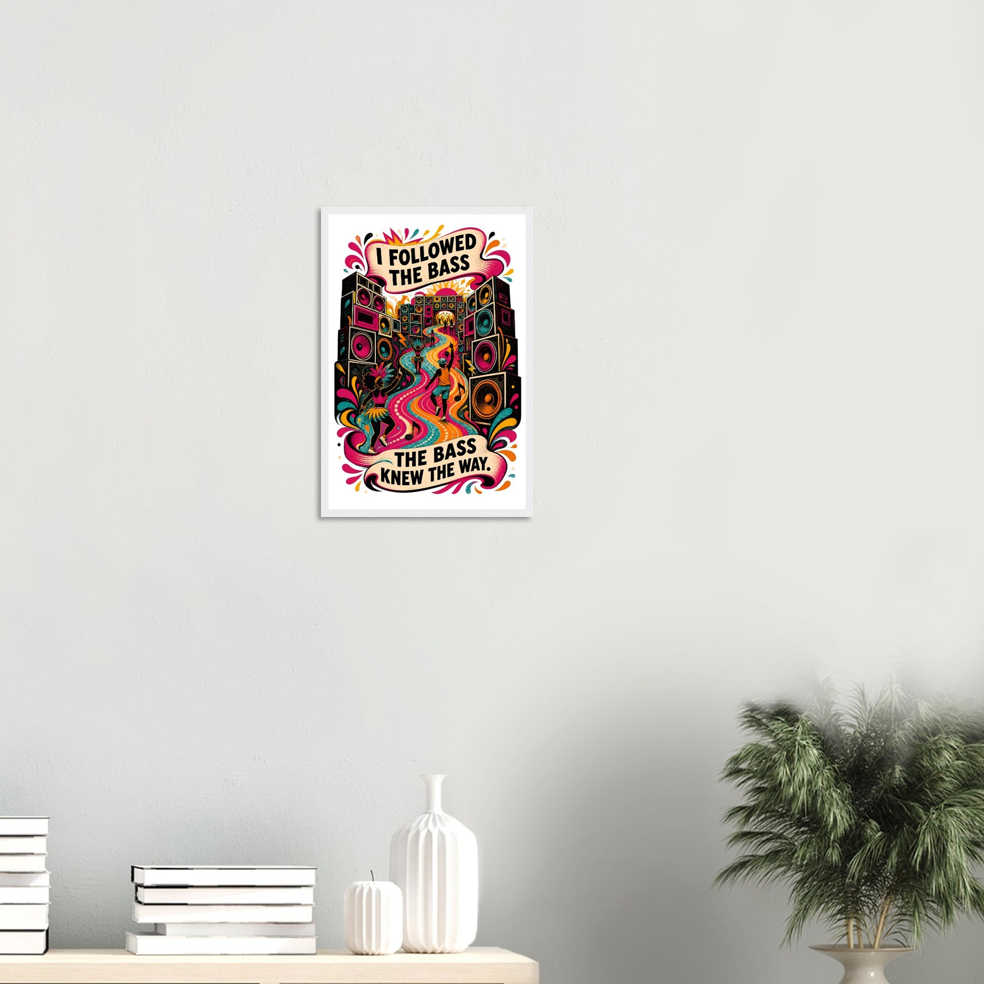 I Followed the Bass Framed Wall Art — product view 11