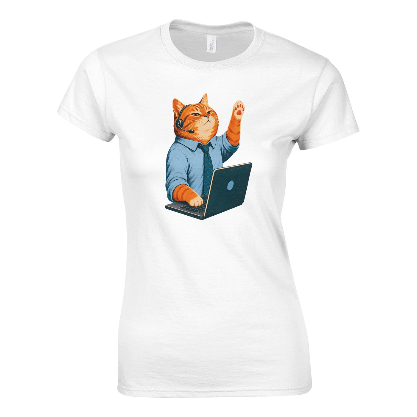 Cat Calls the Meeting Women's T-shirt
