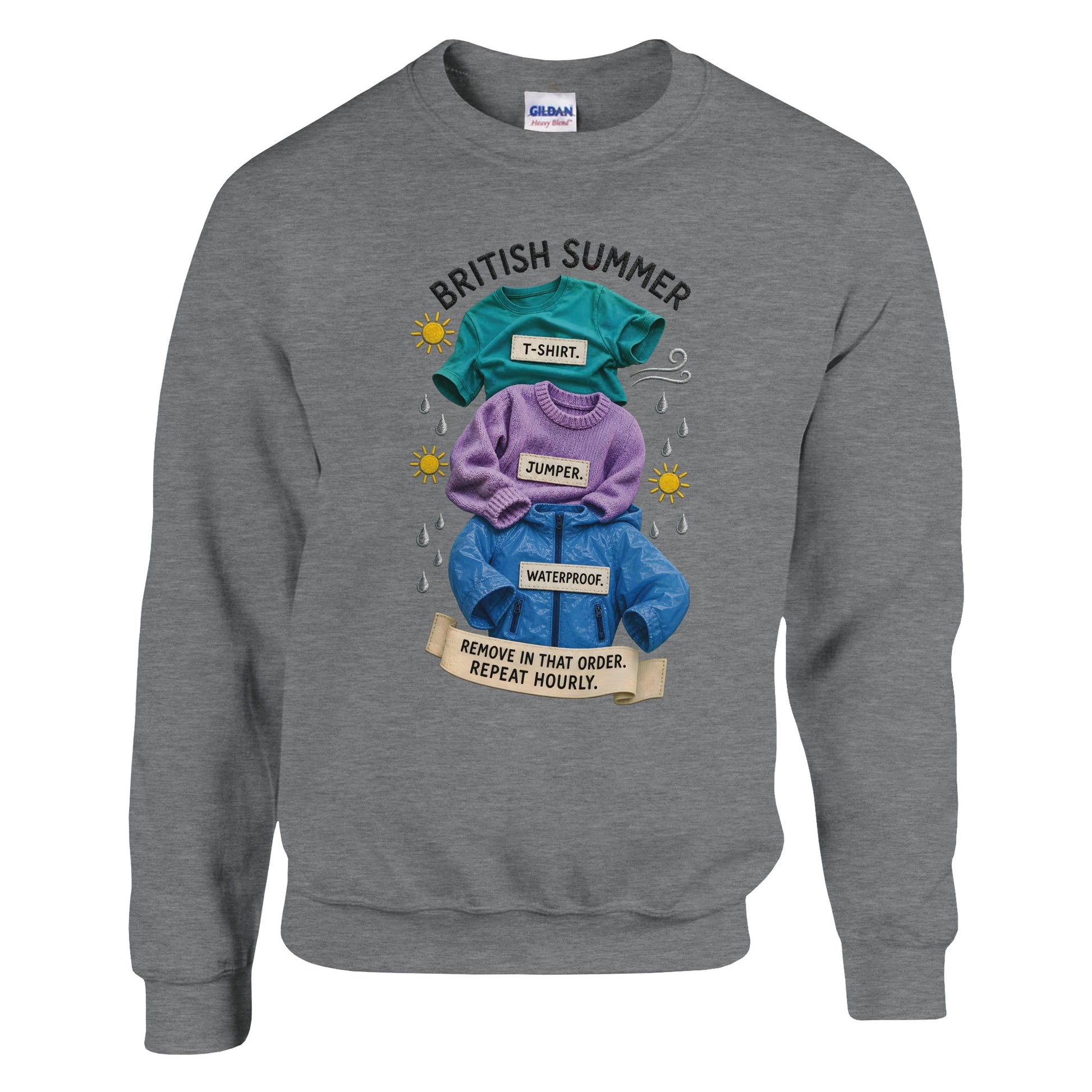 British Summer: Repeat Layers Hourly Sweatshirt — product view 5