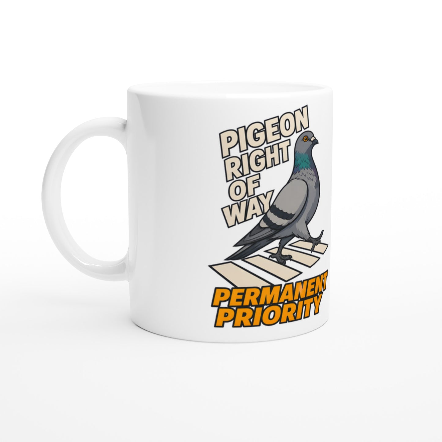 Pigeon Right of Way Mug — product view 1