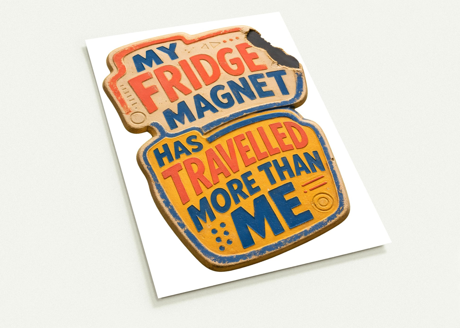 My Fridge Magnet Has Travelled More Than Me Postcard Pack — product view 2