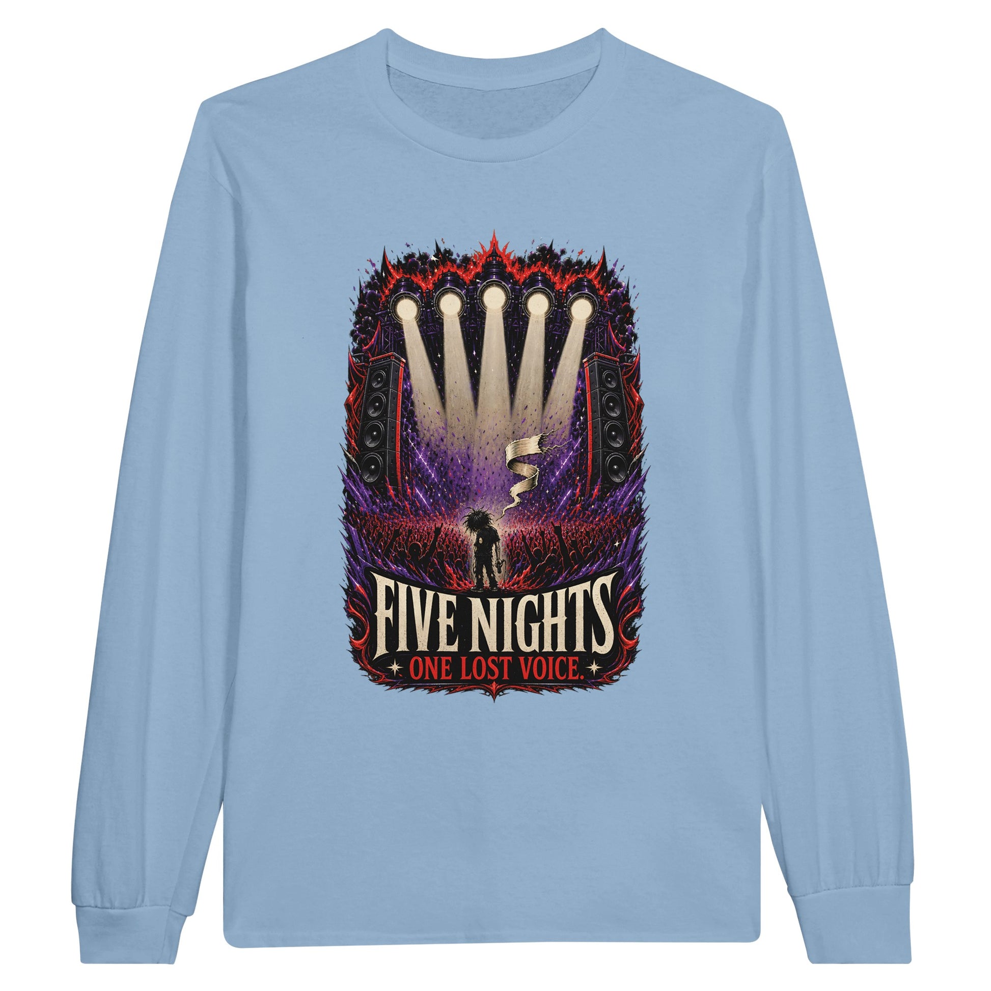 Five Nights, One Lost Voice Long-Sleeve T-shirt — product view 2