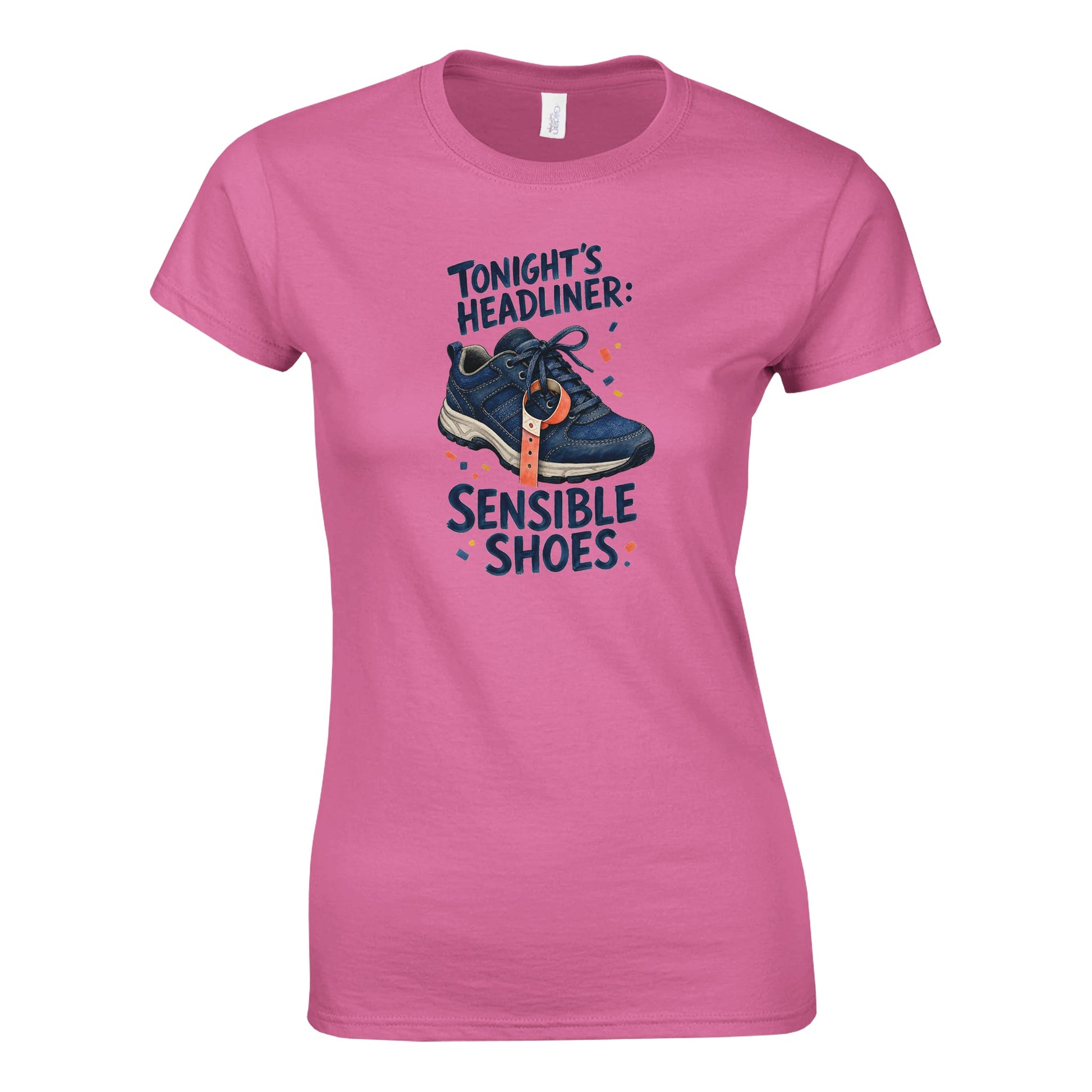 Tonight's Headliner: Sensible Shoes Concert Women's T-shirt — product view 4