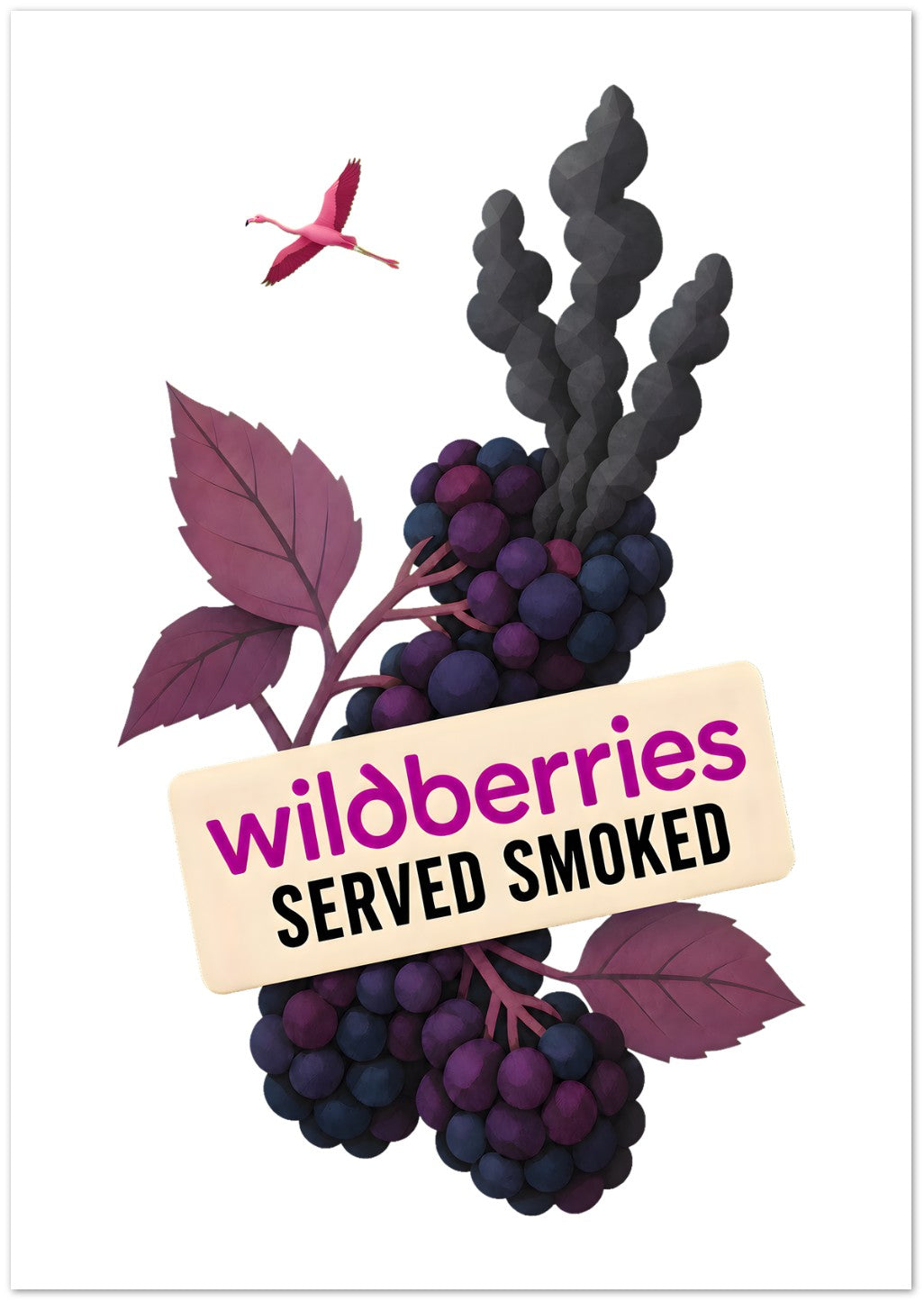 Wildberries, Served Smoked Greeting Card Pack — product view 2