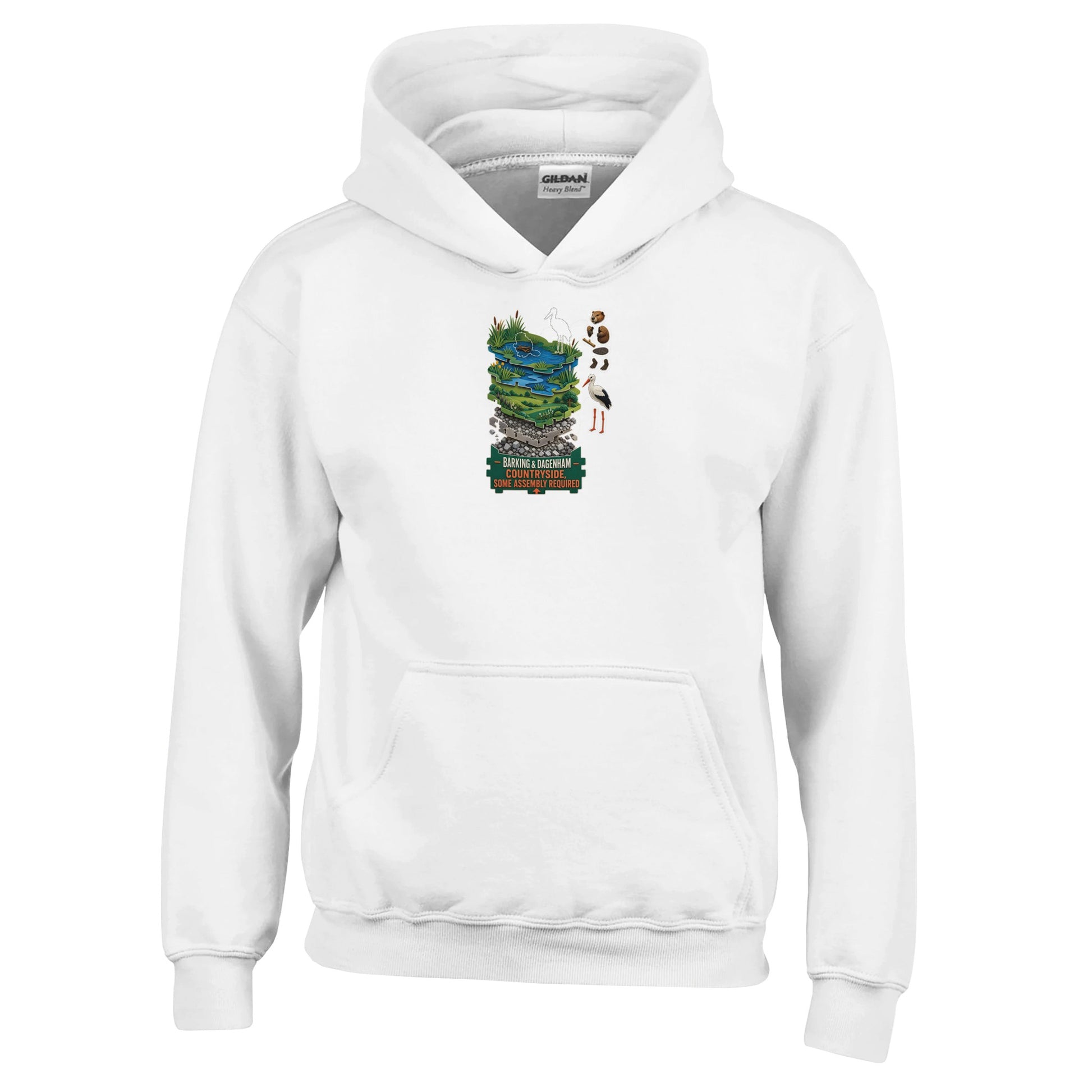 Barking & Dagenham Countryside Kids' Hoodie — product view 1