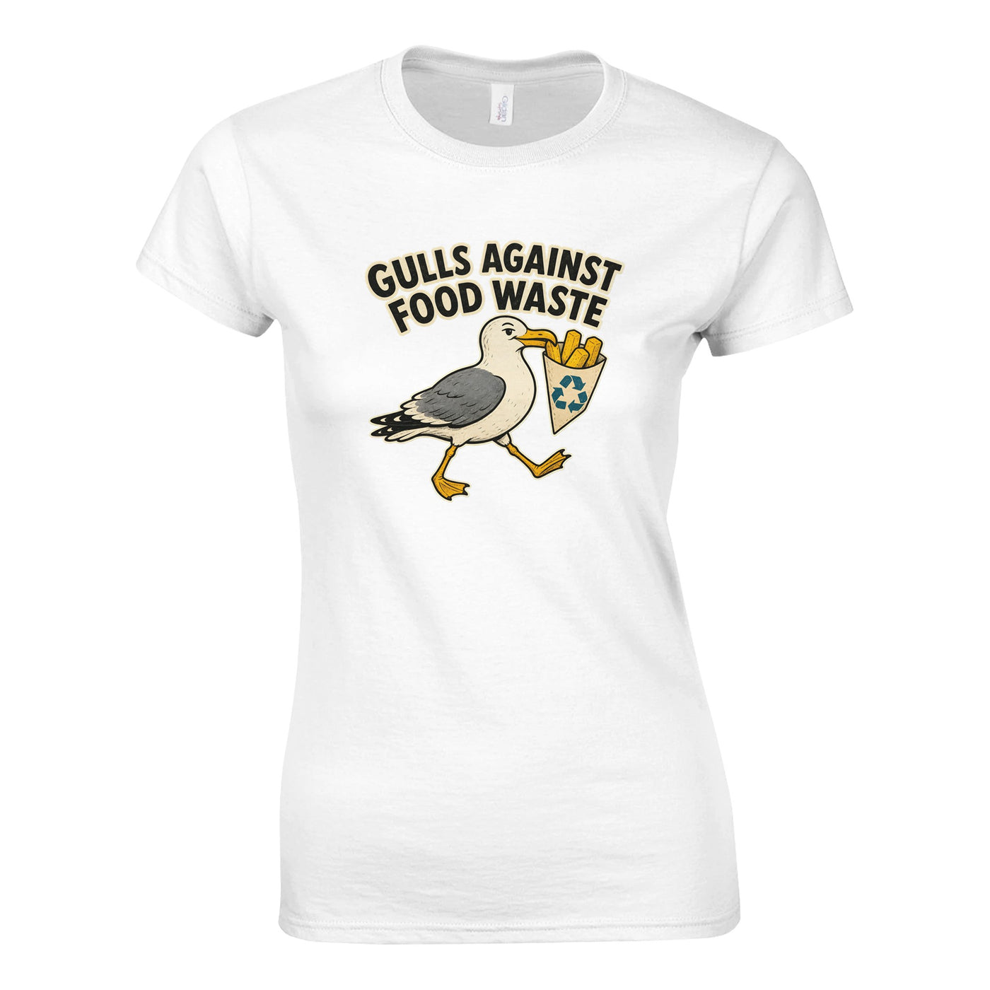 Gulls Against Food Waste Graphic Women's T-shirt