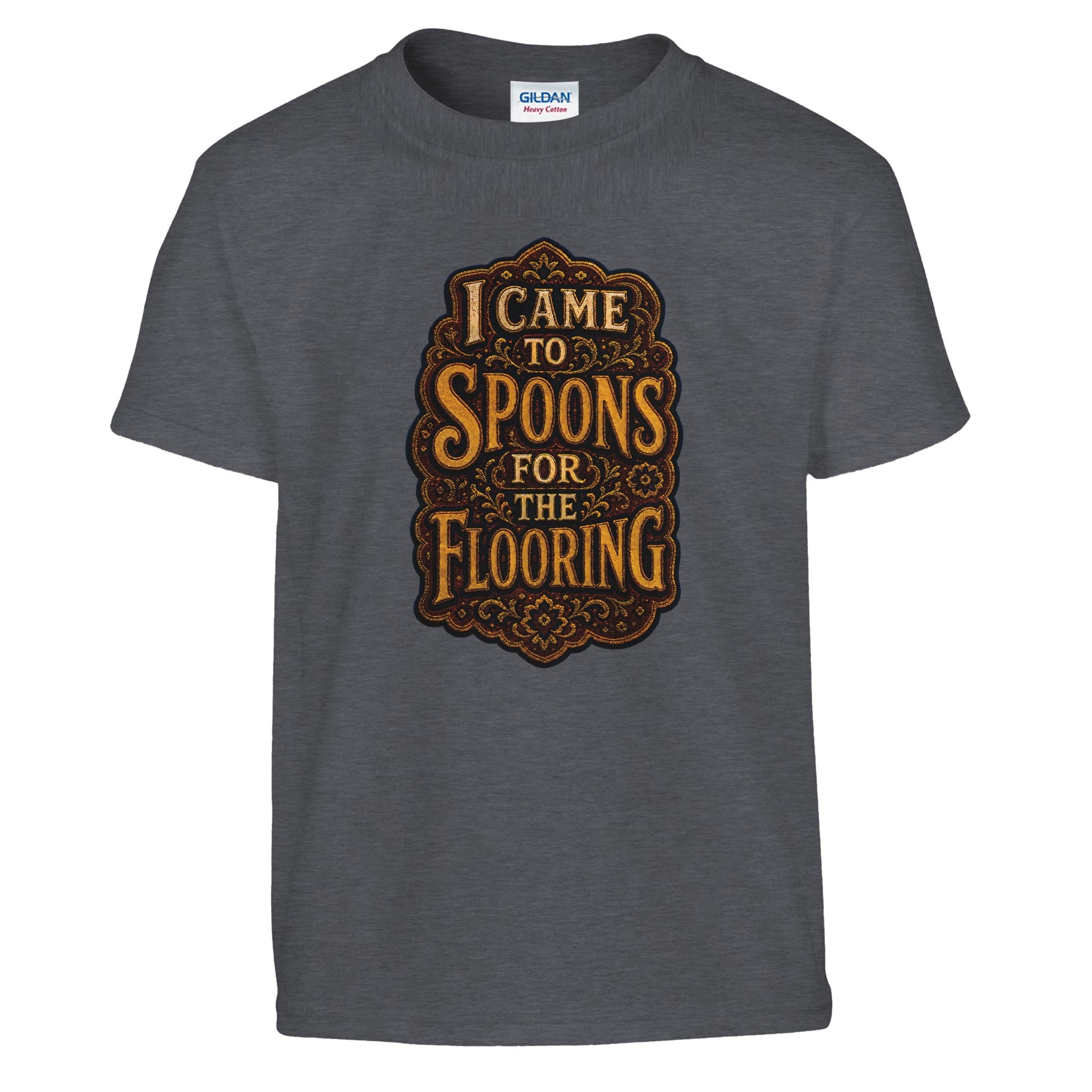 I Came to Spoons for the Flooring Kids' T-shirt — product view 12