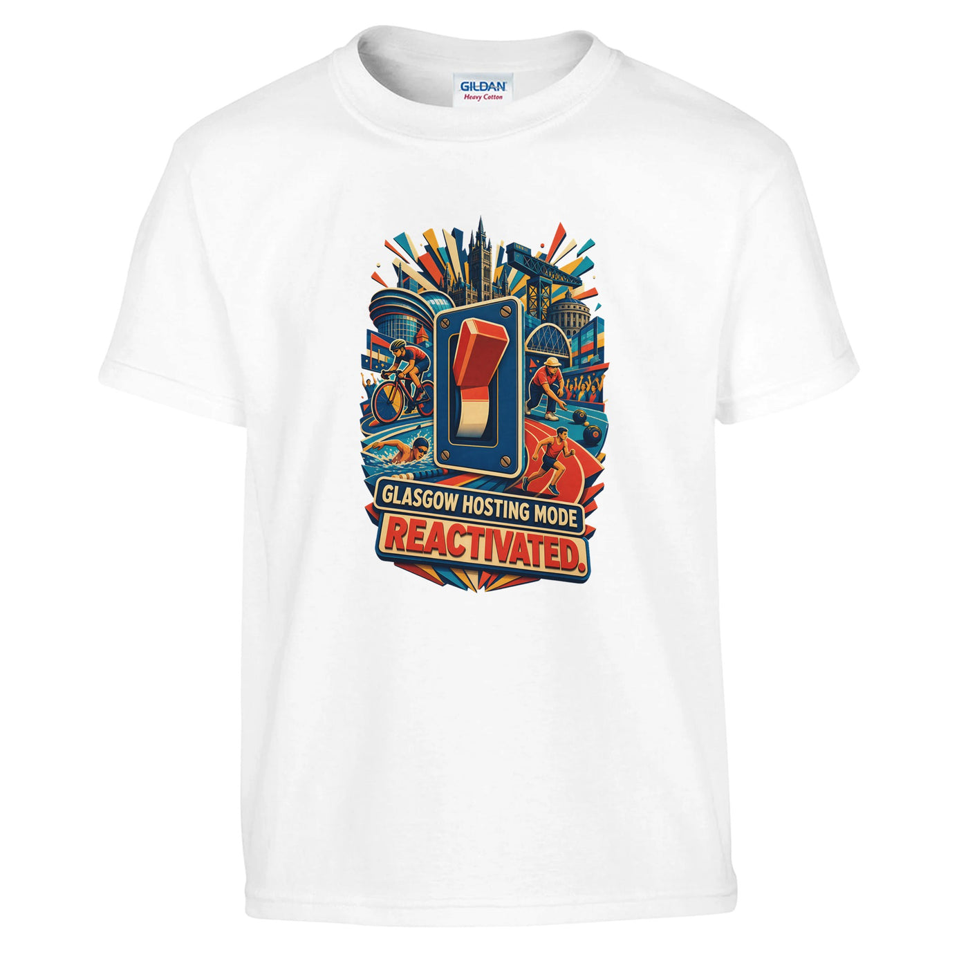 Glasgow Hosting Mode — Reactivated Kids' T-shirt