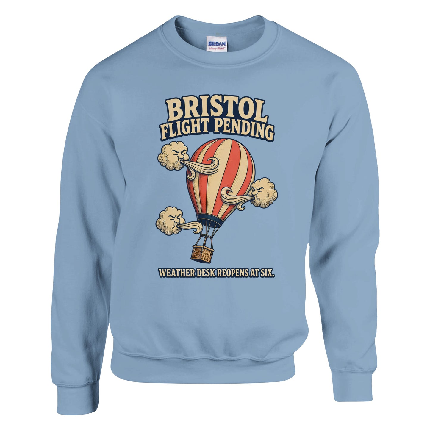 Bristol Flight Pending – Weather Desk Sweatshirt — product view 15