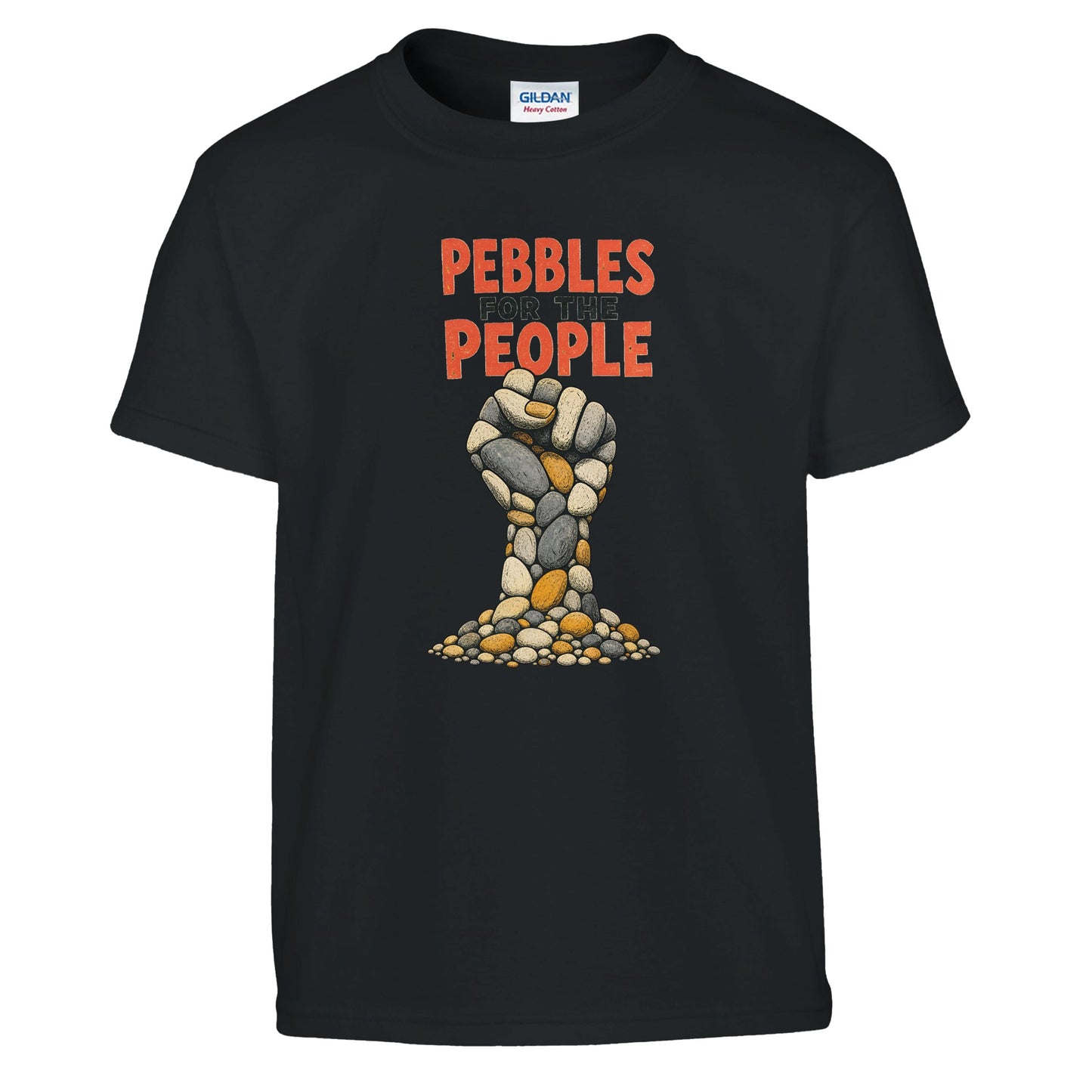 Pebbles for the People Graphic Kids' T-shirt — product view 2