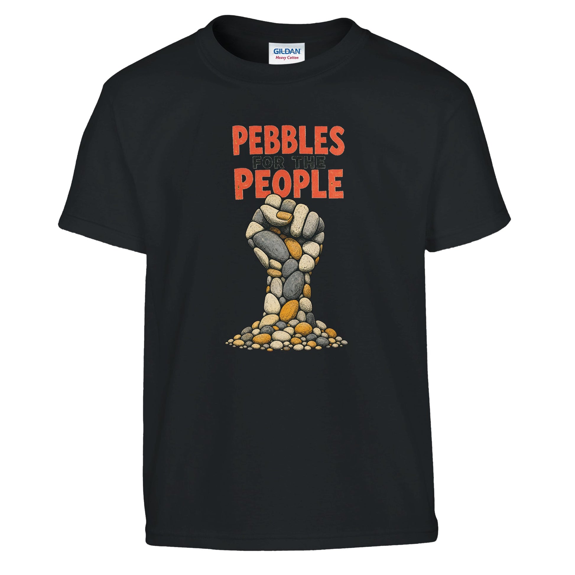 Pebbles for the People Graphic Kids' T-shirt — product view 2