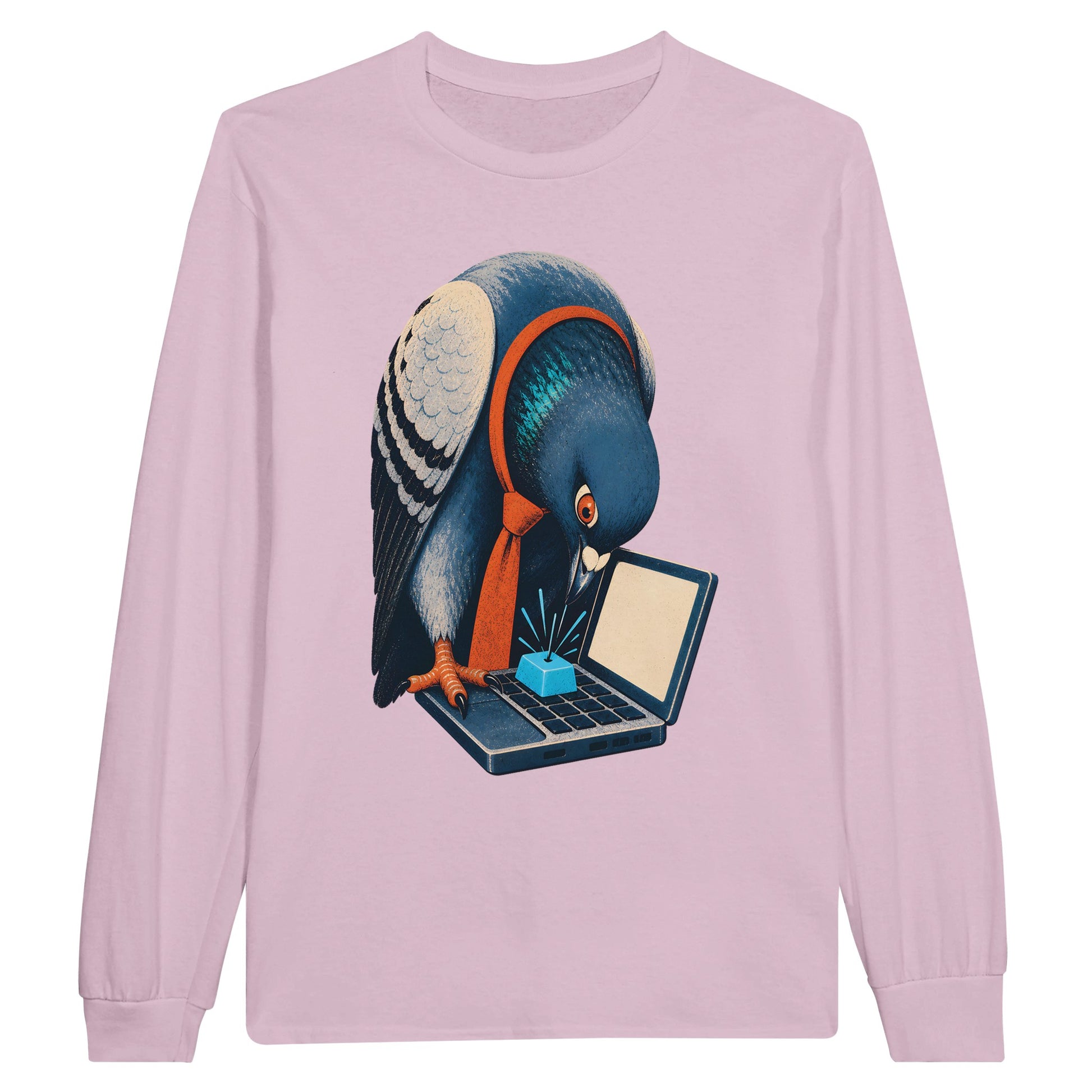 Pigeon Hits Send Long-Sleeve T-shirt — product view 6