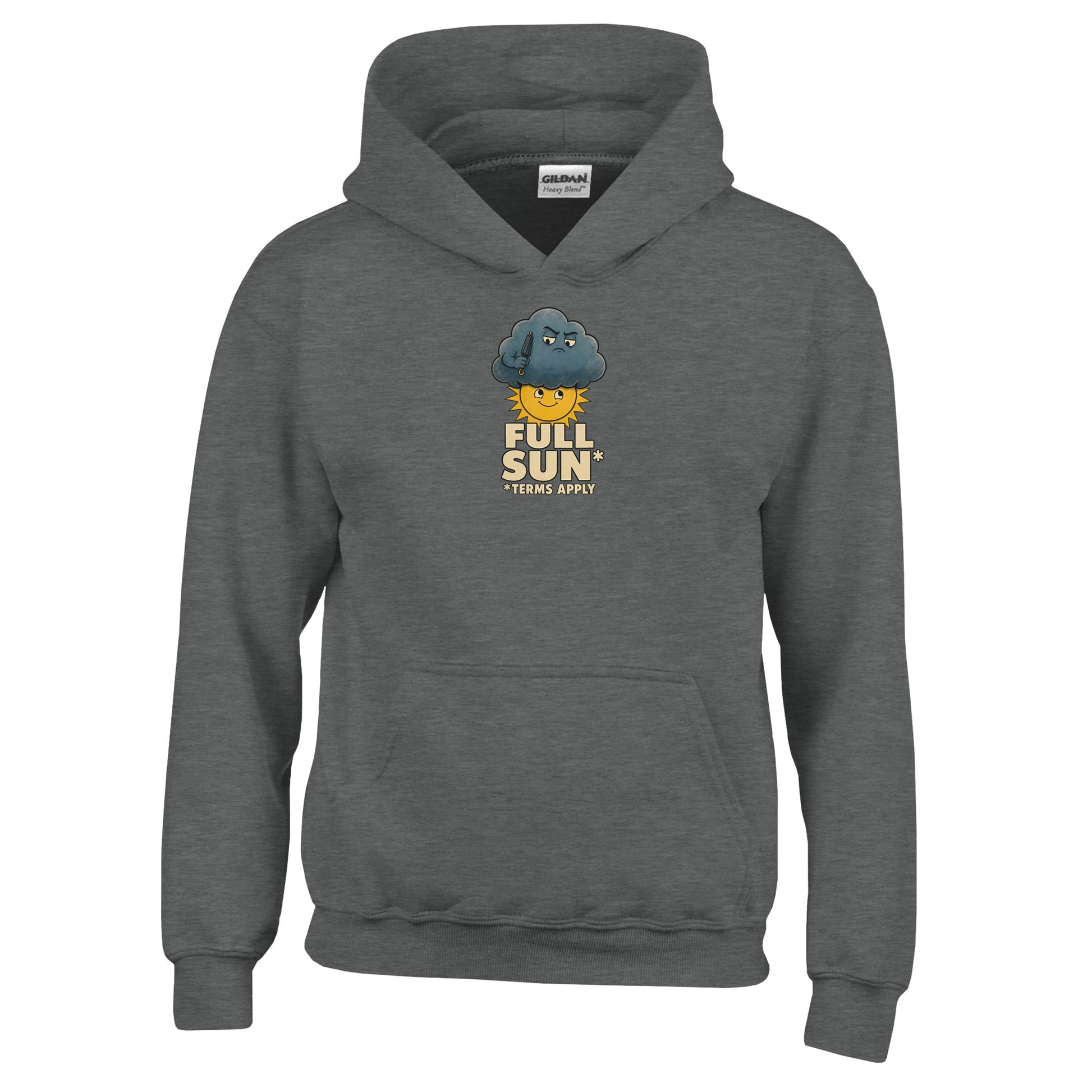 Full Sun, Terms Apply Weather Graphic Kids' Hoodie — product view 2