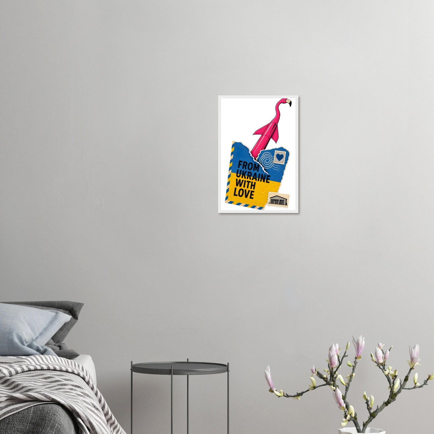 From Ukraine With Love Framed Wall Art — product view 10