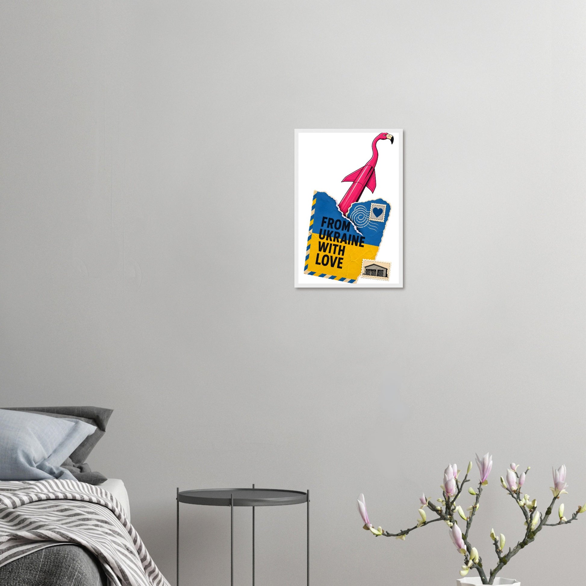 From Ukraine With Love Framed Wall Art — product view 10