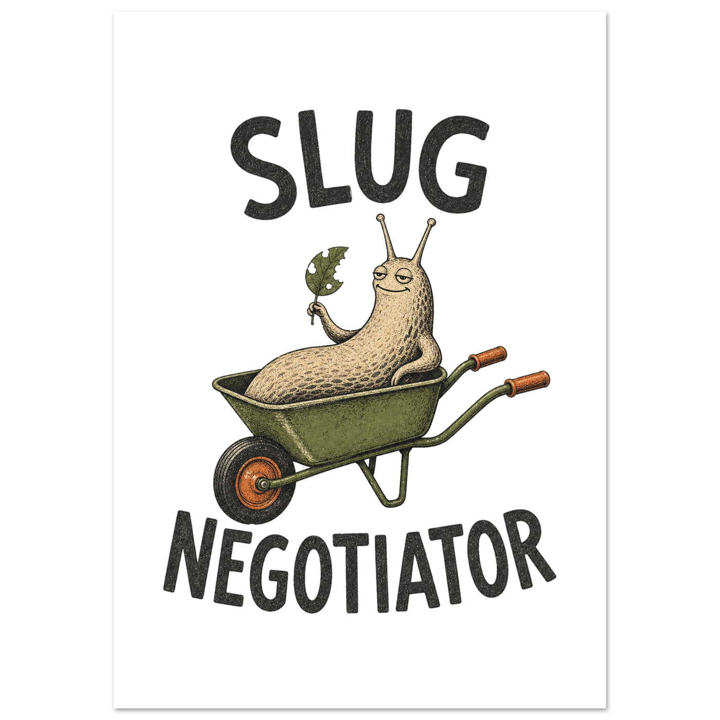 Slug Negotiator Garden Graphic Poster