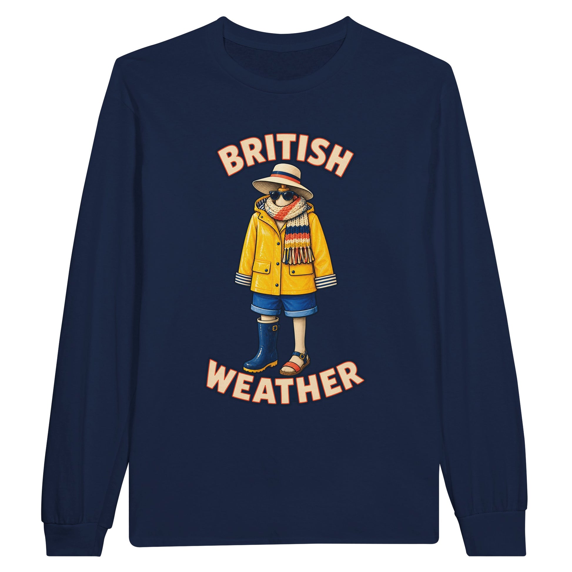 British Weather All-Weather Outfit Long-Sleeve T-shirt — product view 11