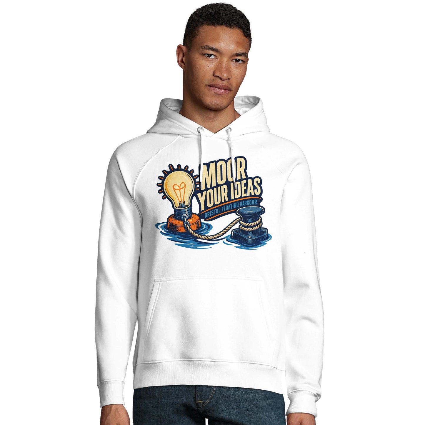 Moor Your Ideas – Bristol Floating Harbour Hoodie — product view 2