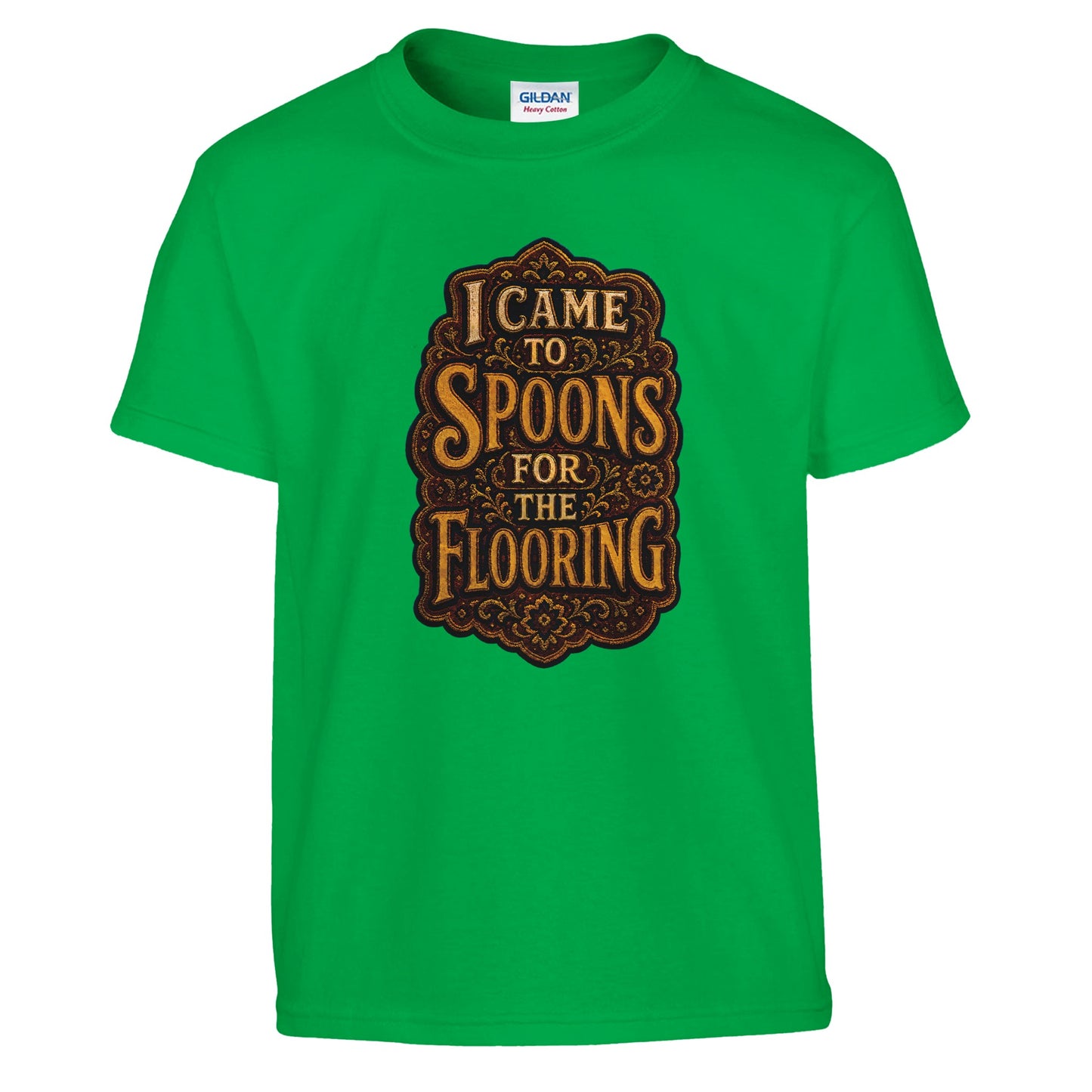 I Came to Spoons for the Flooring Kids' T-shirt — product view 8