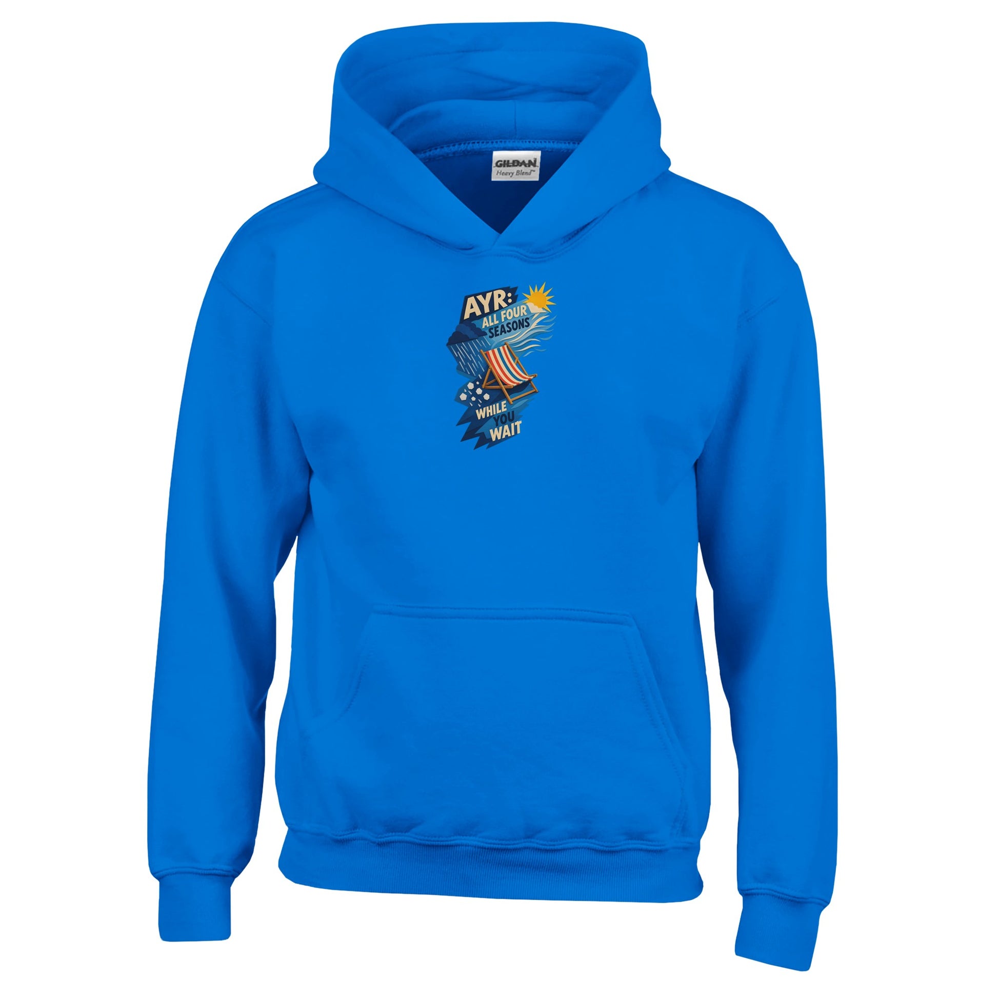 Ayr: All Four Seasons While You Wait Kids' Hoodie — product view 11