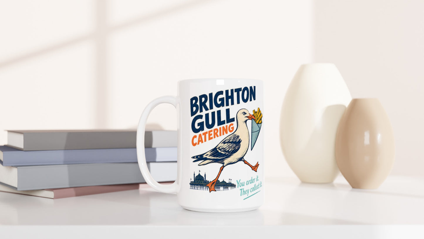 Brighton Gull Catering - You Order It, They Collect It Large Mug — product view 6