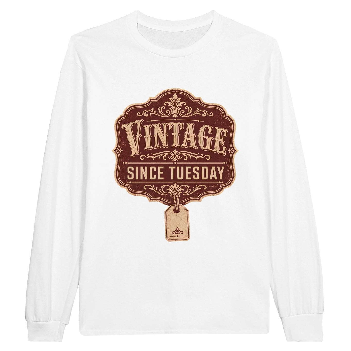 Vintage Since Tuesday T-shirt Long-Sleeve T-shirt — product view 1