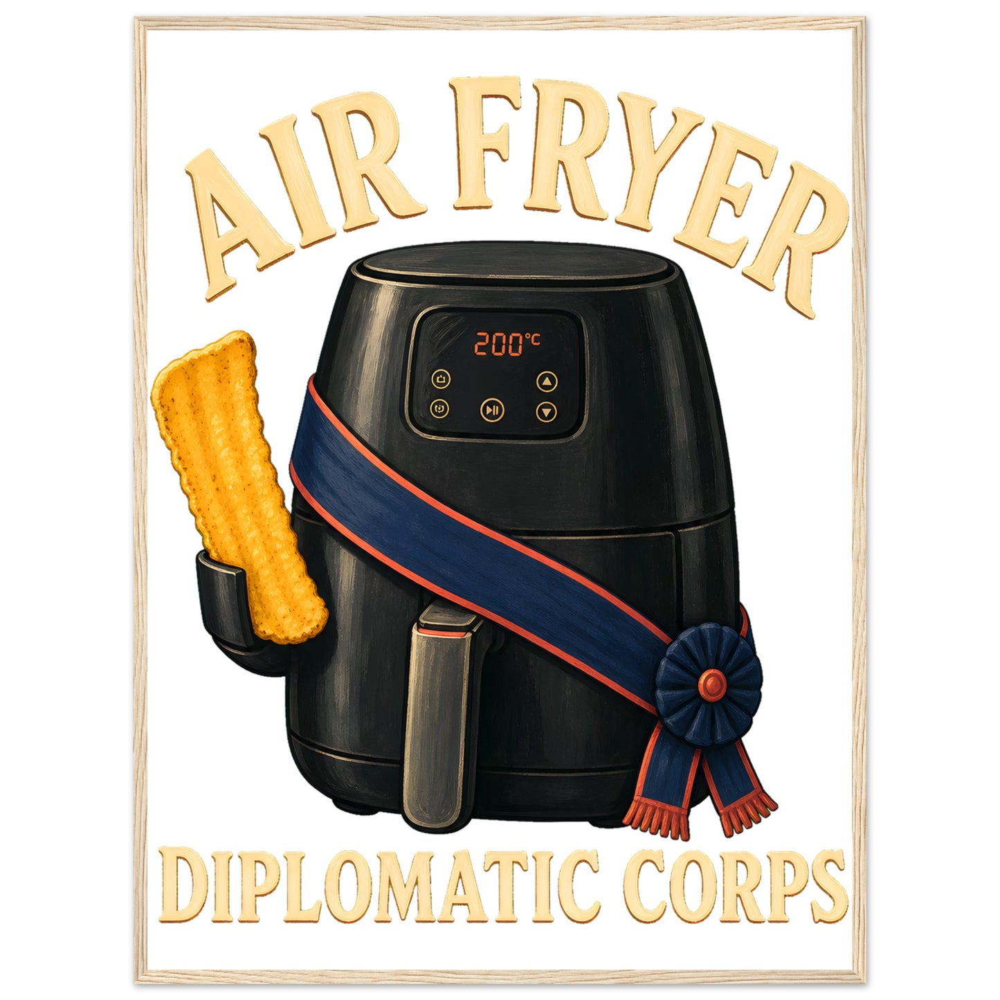 Air Fryer Diplomatic Corps Framed Wall Art — product view 5