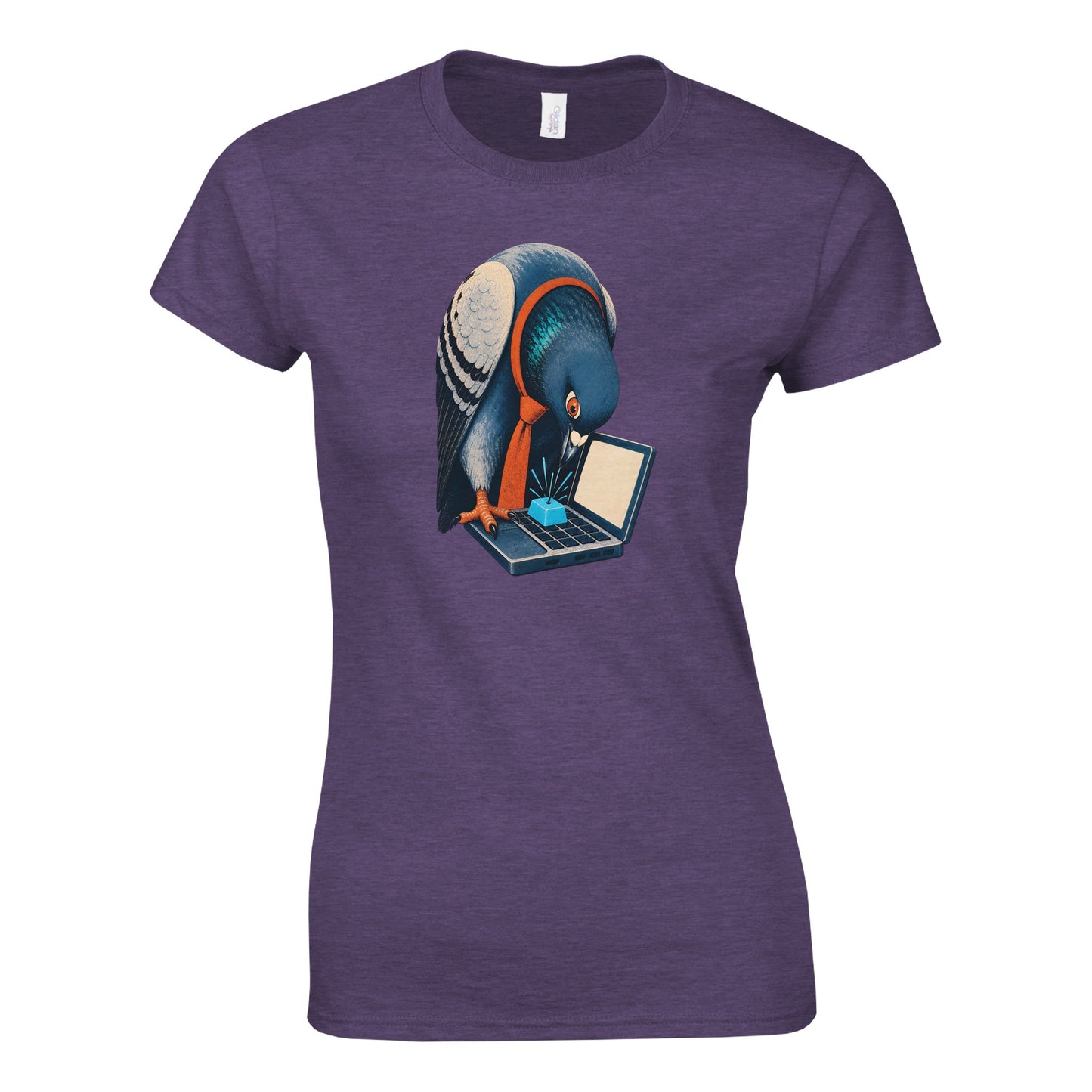 Pigeon Hits Send Women's T-shirt — product view 9